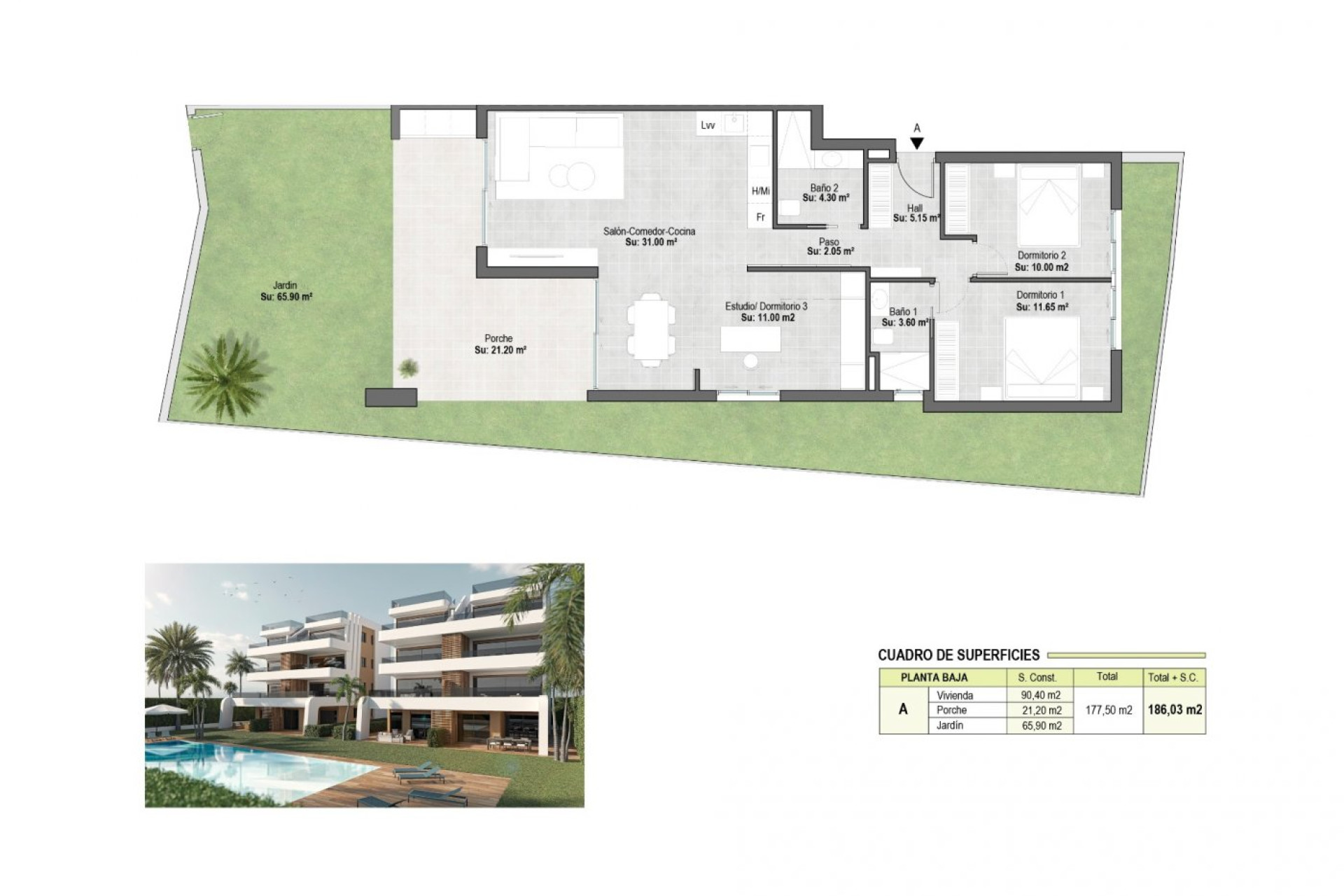 New Build - Apartment - Alhama De Murcia - Condado De Alhama Resort