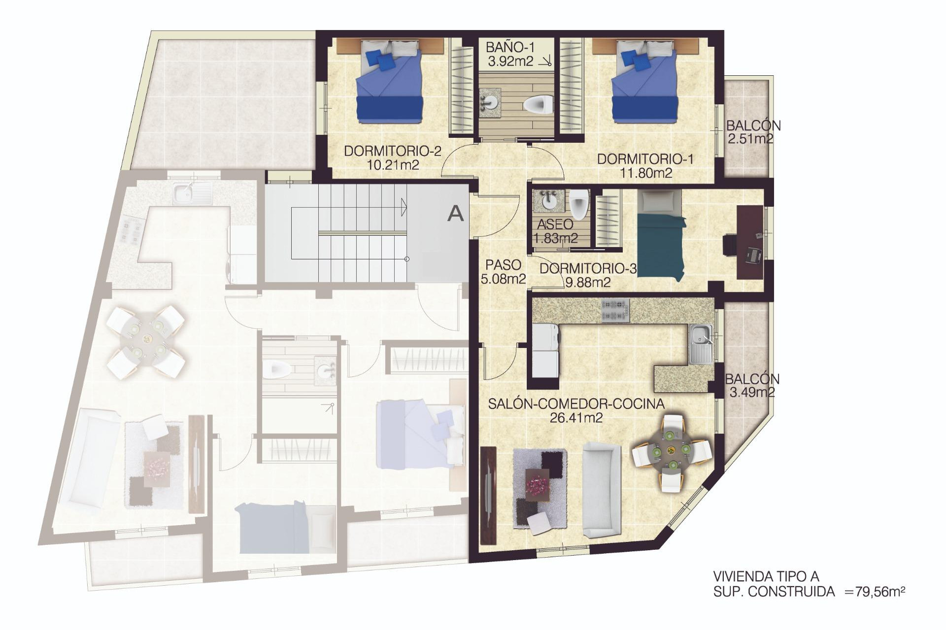 New Build - Apartment - Jacarilla - pueblo