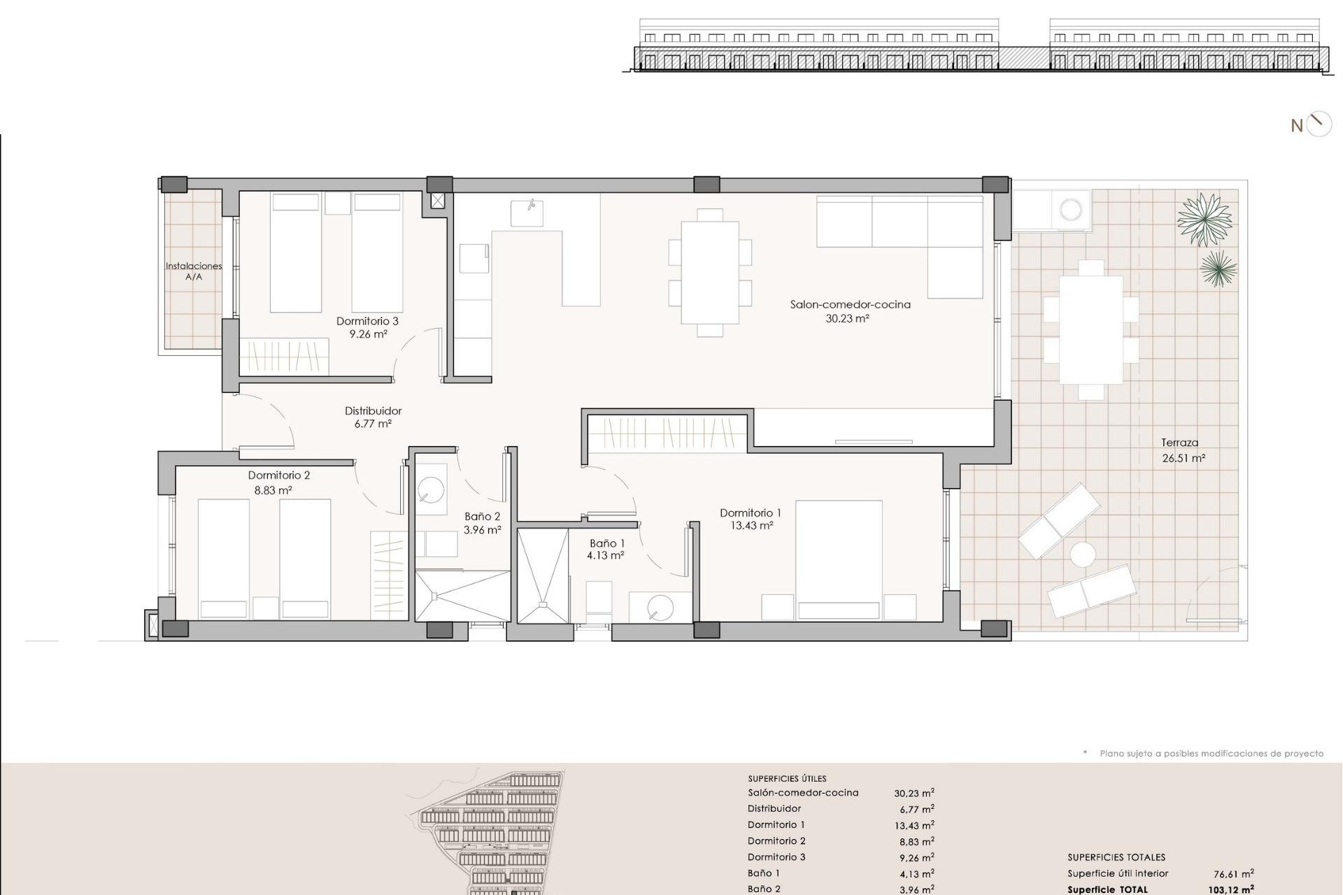 New Build - Apartment - Pulpi - Aguilón Golf