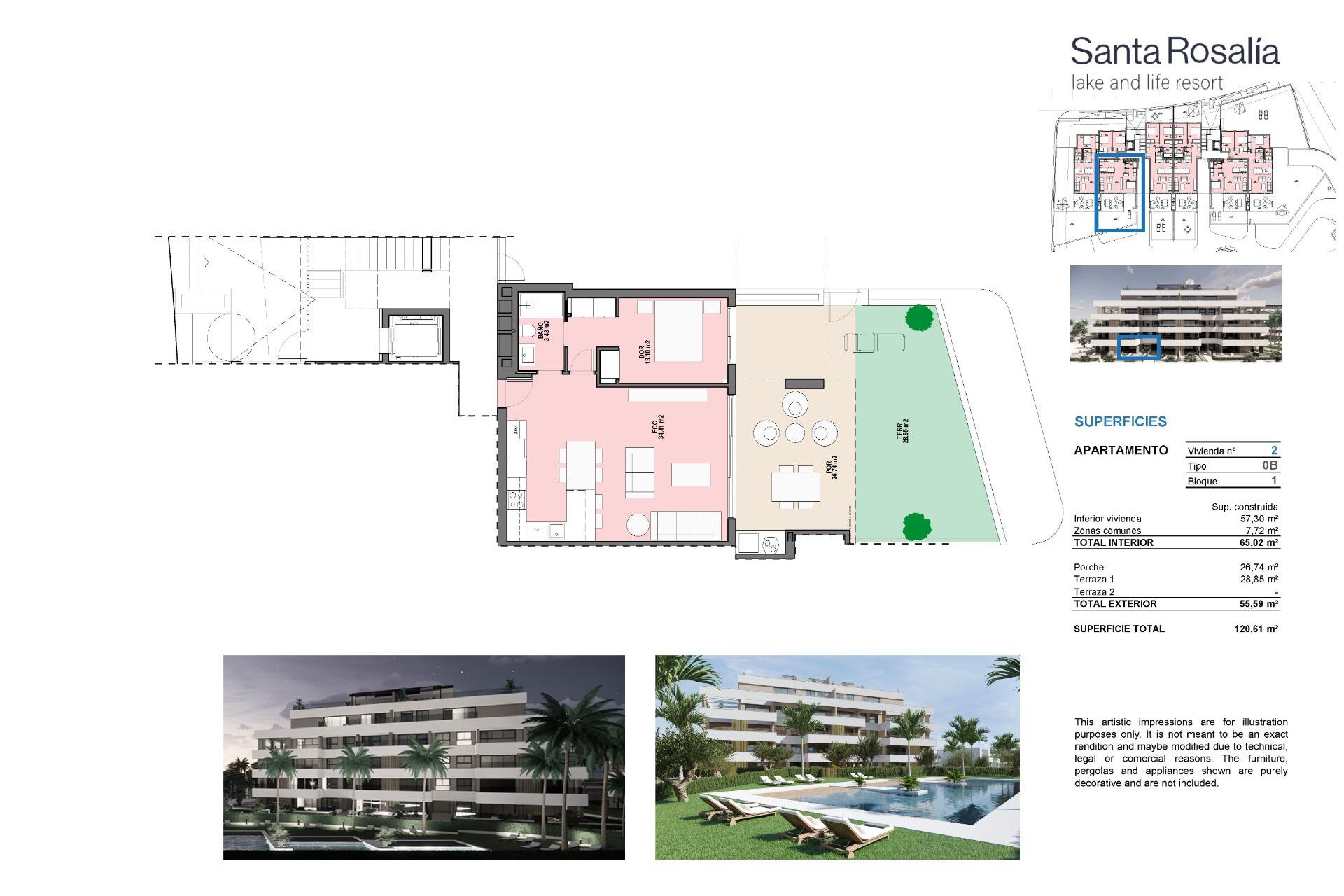 New Build - Apartment - Torre Pacheco - Santa Rosalia Lake And Life Resort