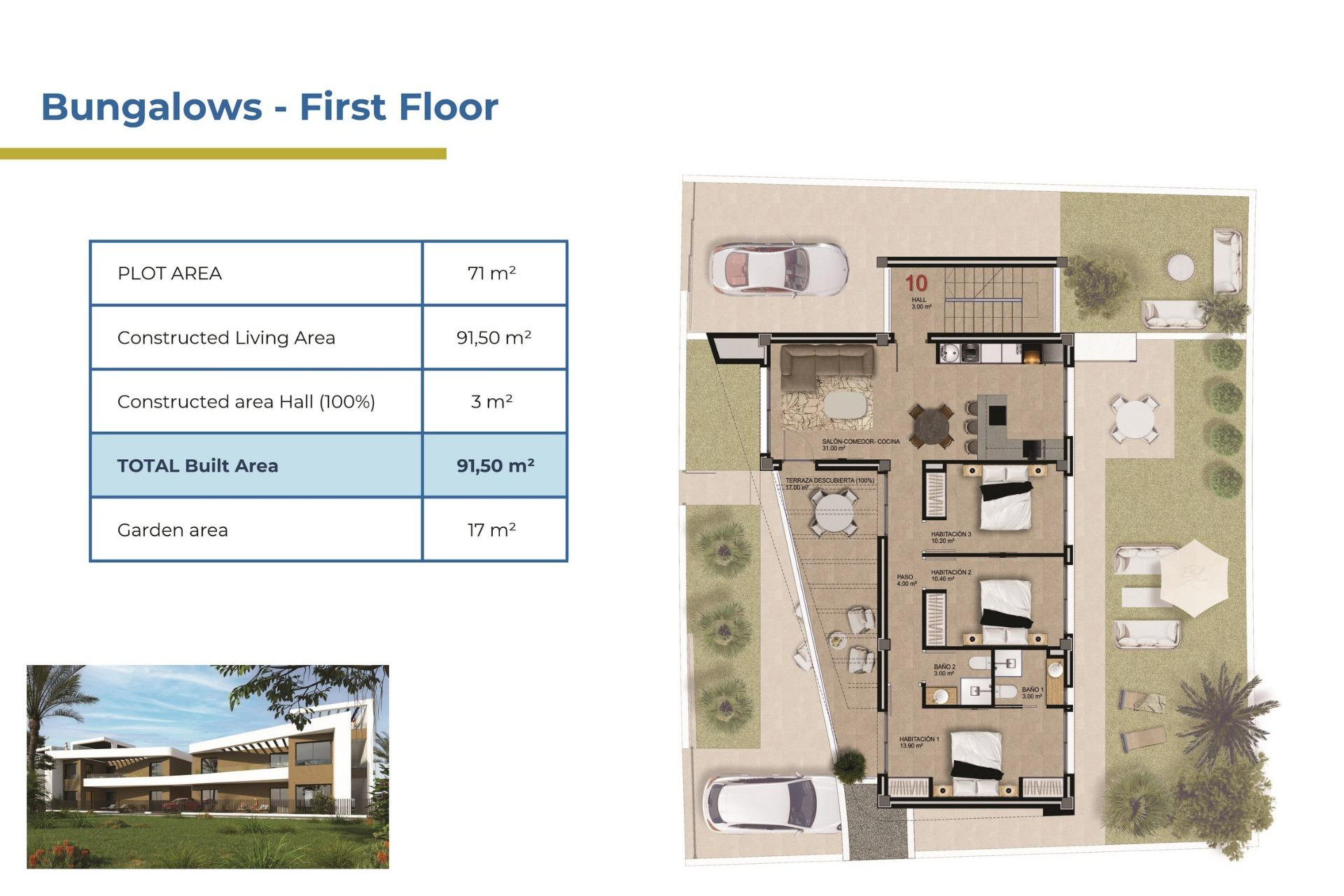 New Build - Bungalow - Orihuela Costa - Punta Prima