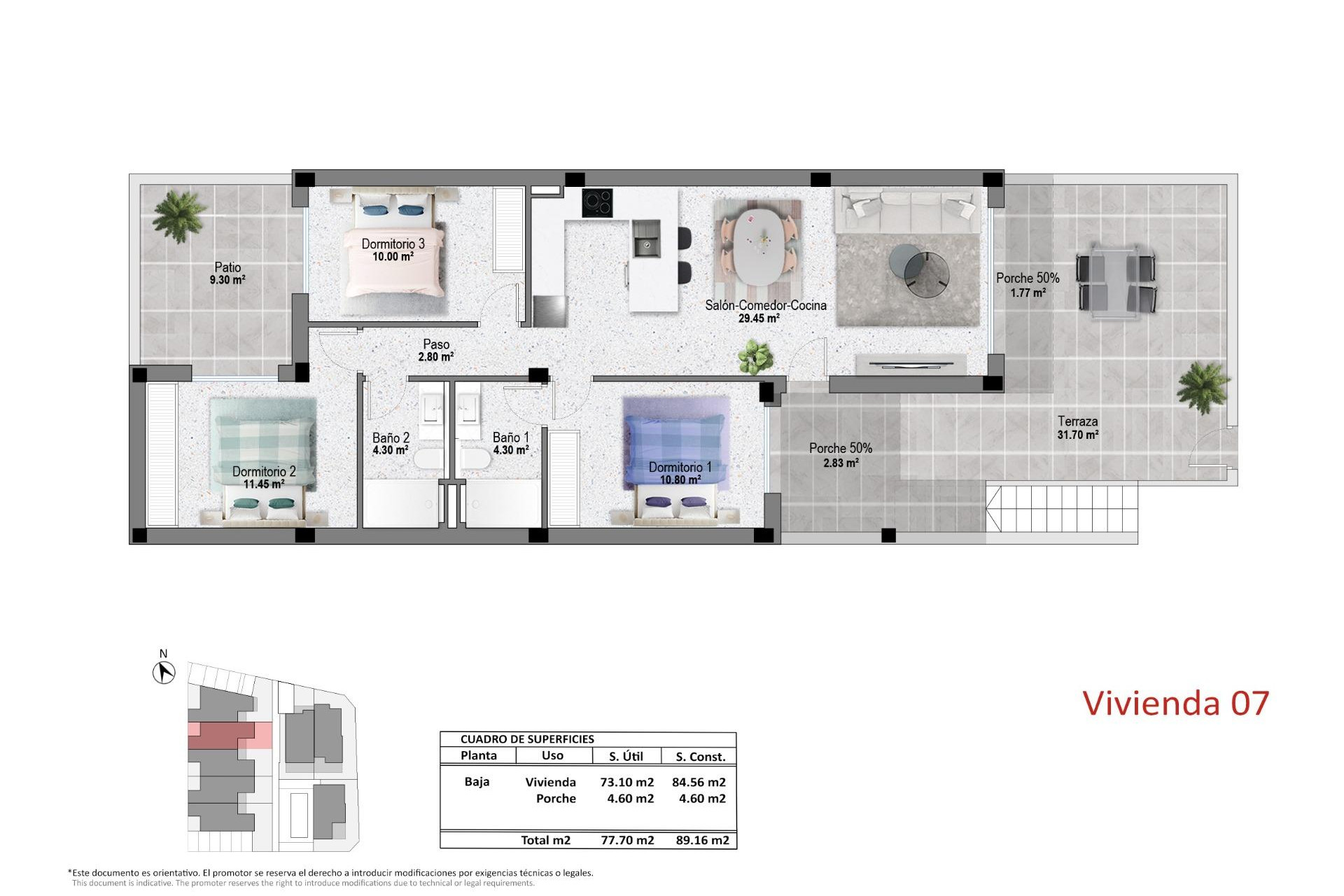 New Build - Bungalow - Pilar de la Horadada - pueblo