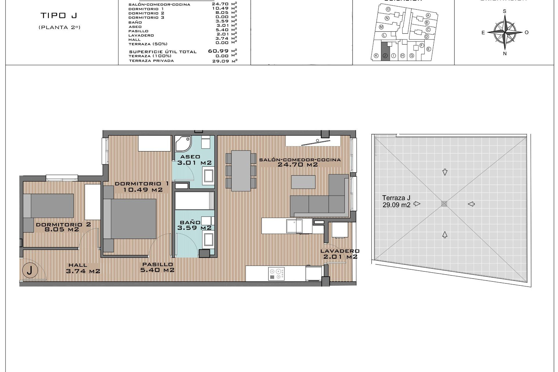 New Build - Penthouse - Algorfa - Pueblo