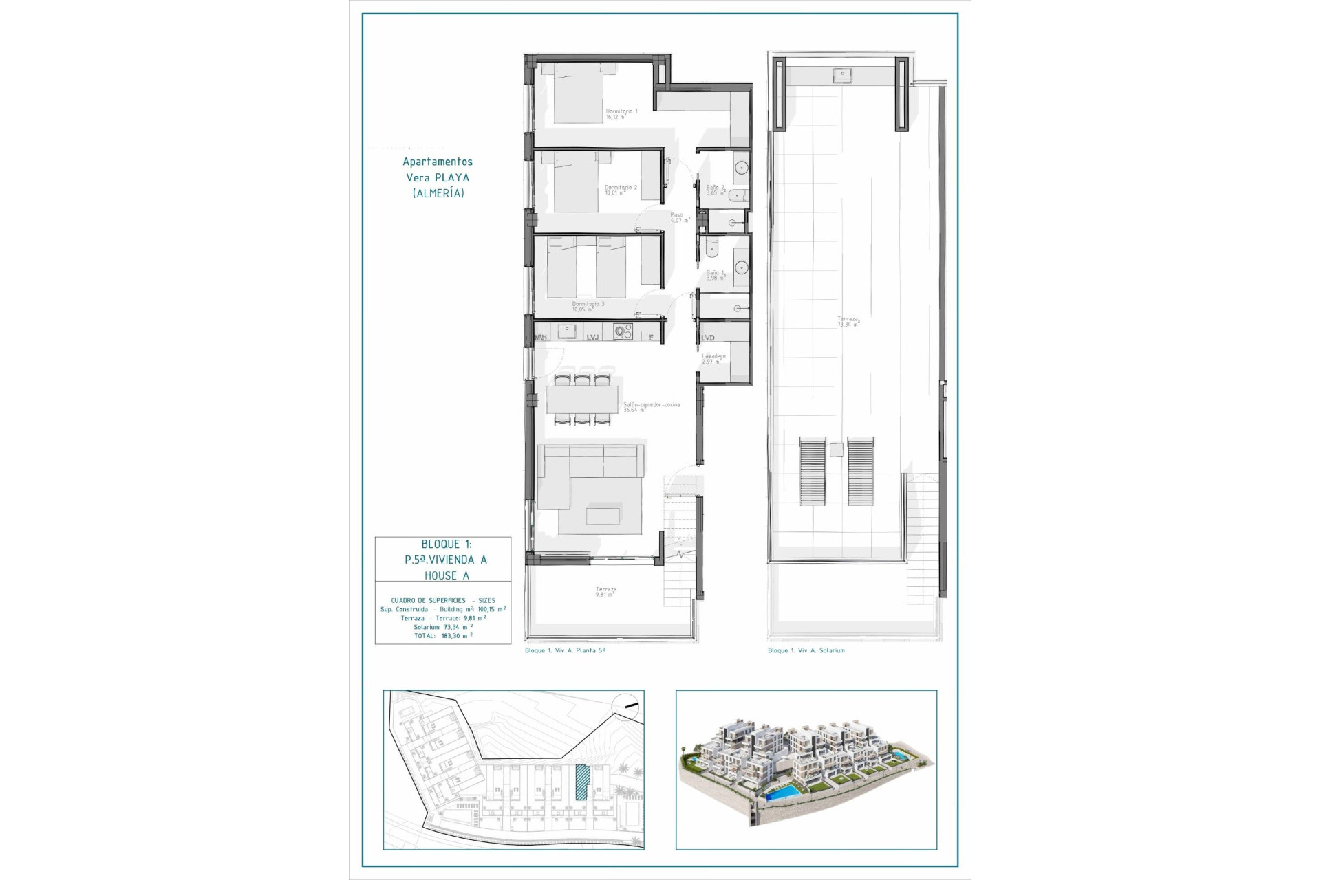 New Build - Penthouse - Vera - Pueblo Salinas