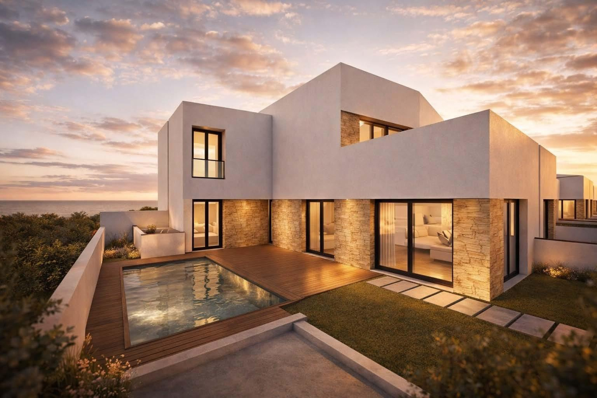 New Build - Quad House - Bigastro - Loma Alta