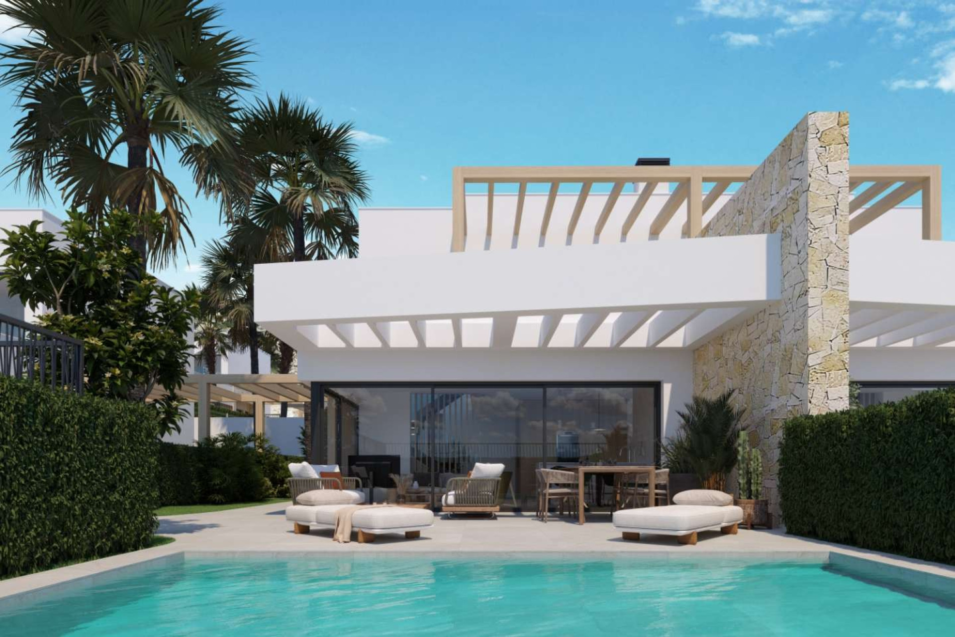 New Build - Semi-Detached Villa - Monforte del Cid - Font del Llop