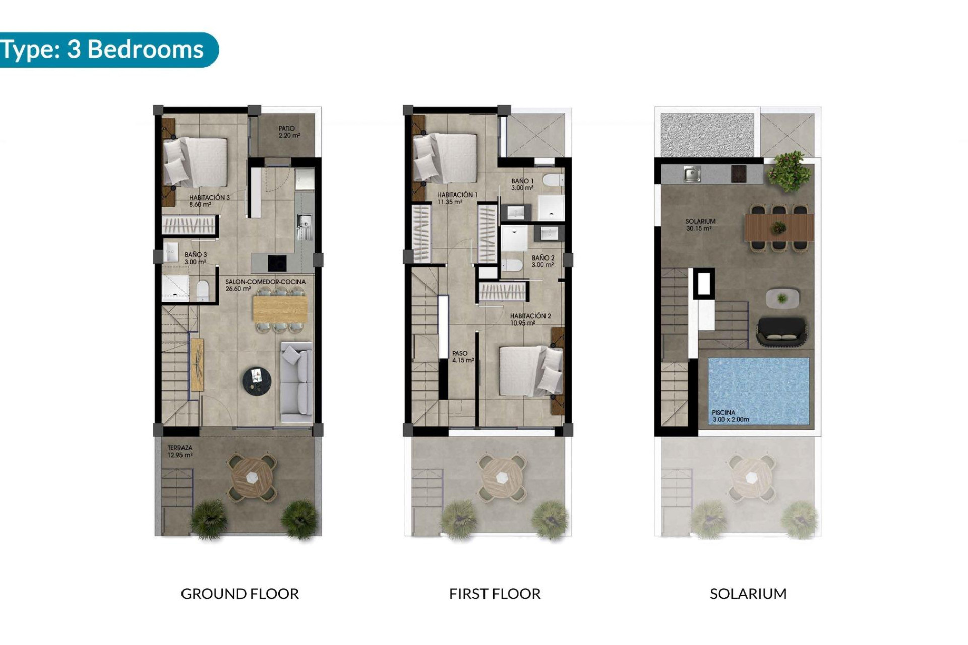 New Build - Town House - Dolores - Sector 2