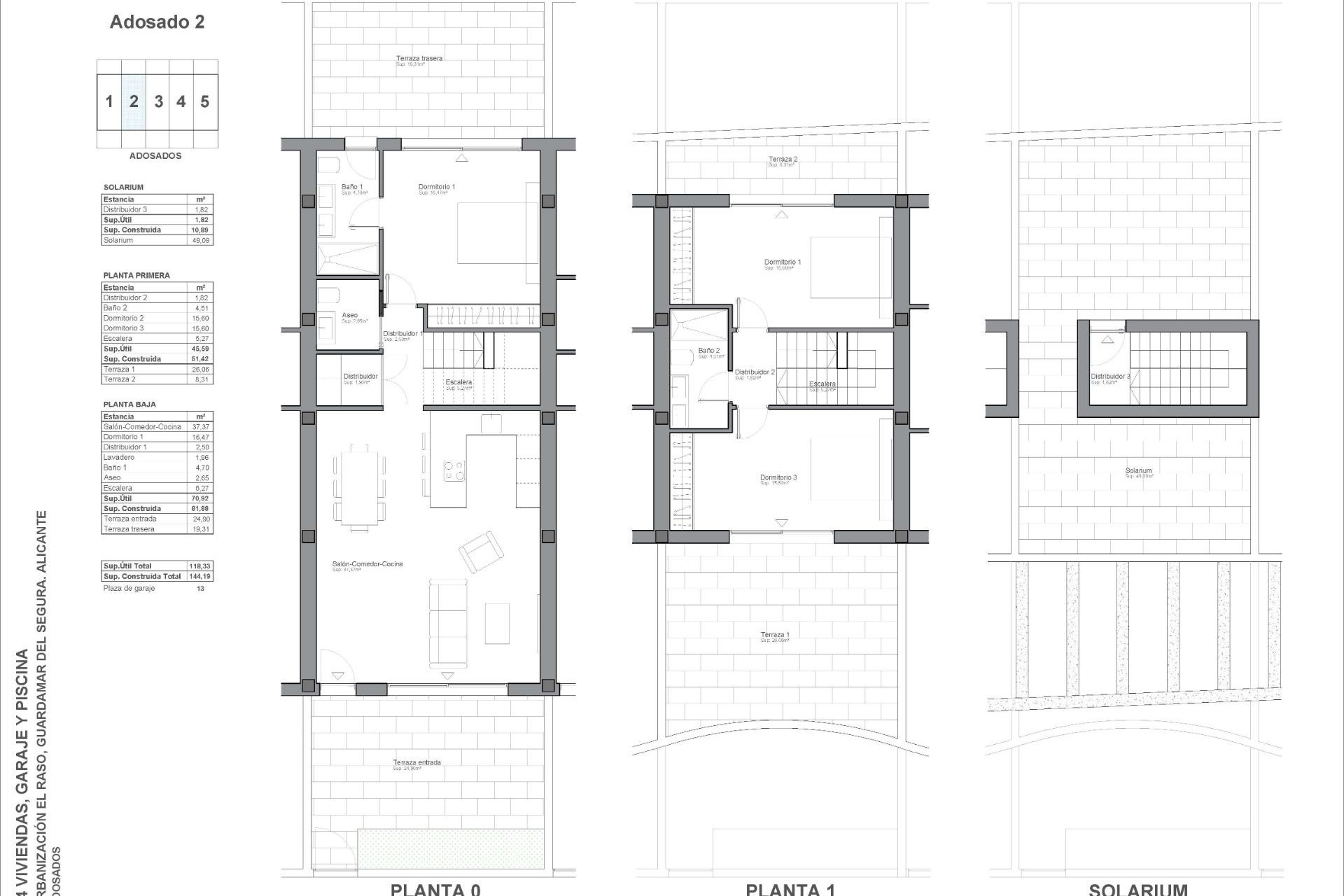 New Build - Town House - Guardamar del Segura - El Raso