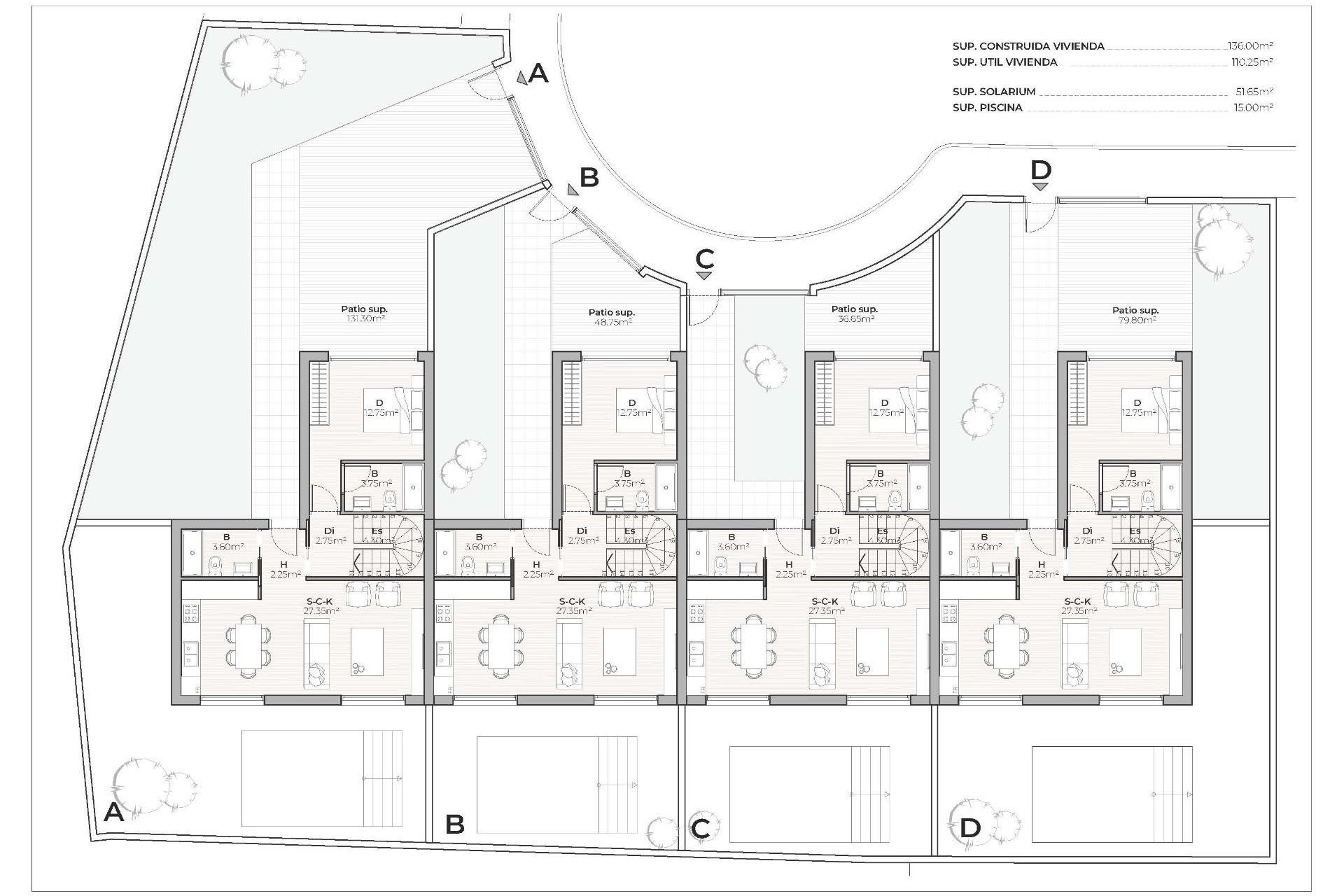 New Build - Town House - Mazarron - Country Club