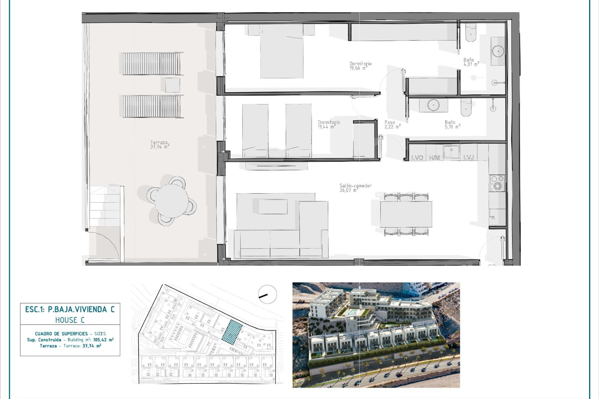 Nieuwbouw Woningen - Apartment - Aguilas - El Hornillo