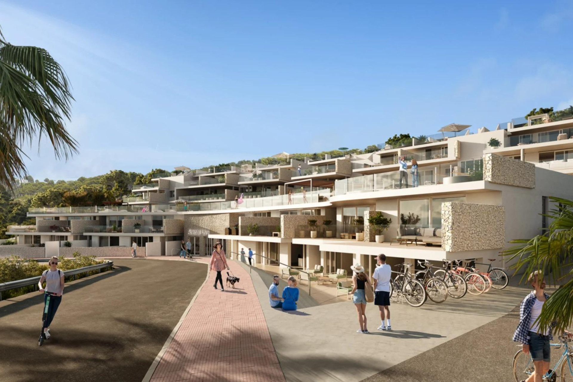 Nieuwbouw Woningen - Apartment - Arenal d´en Castell - pueblo