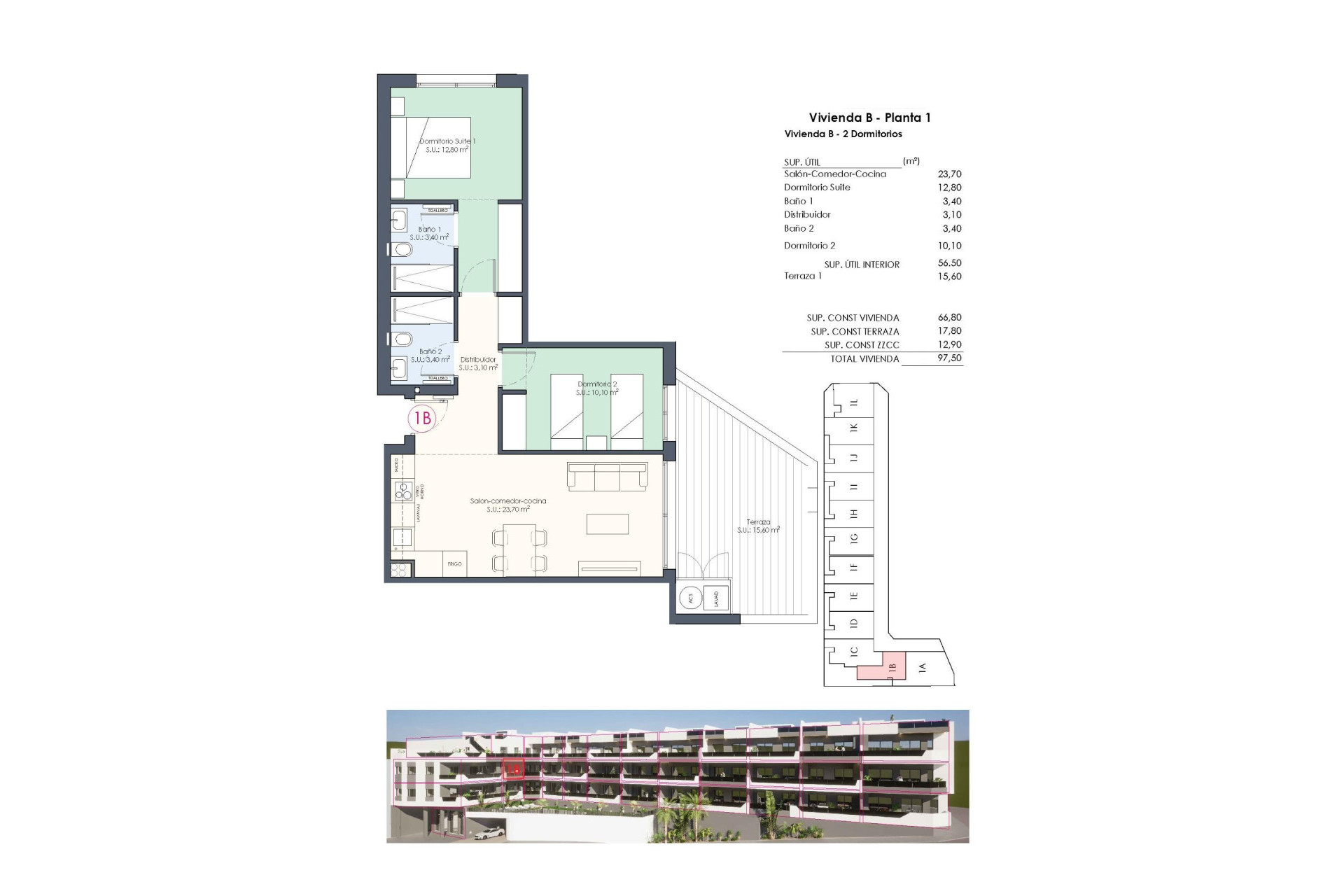 Nieuwbouw Woningen - Apartment - Benijofar