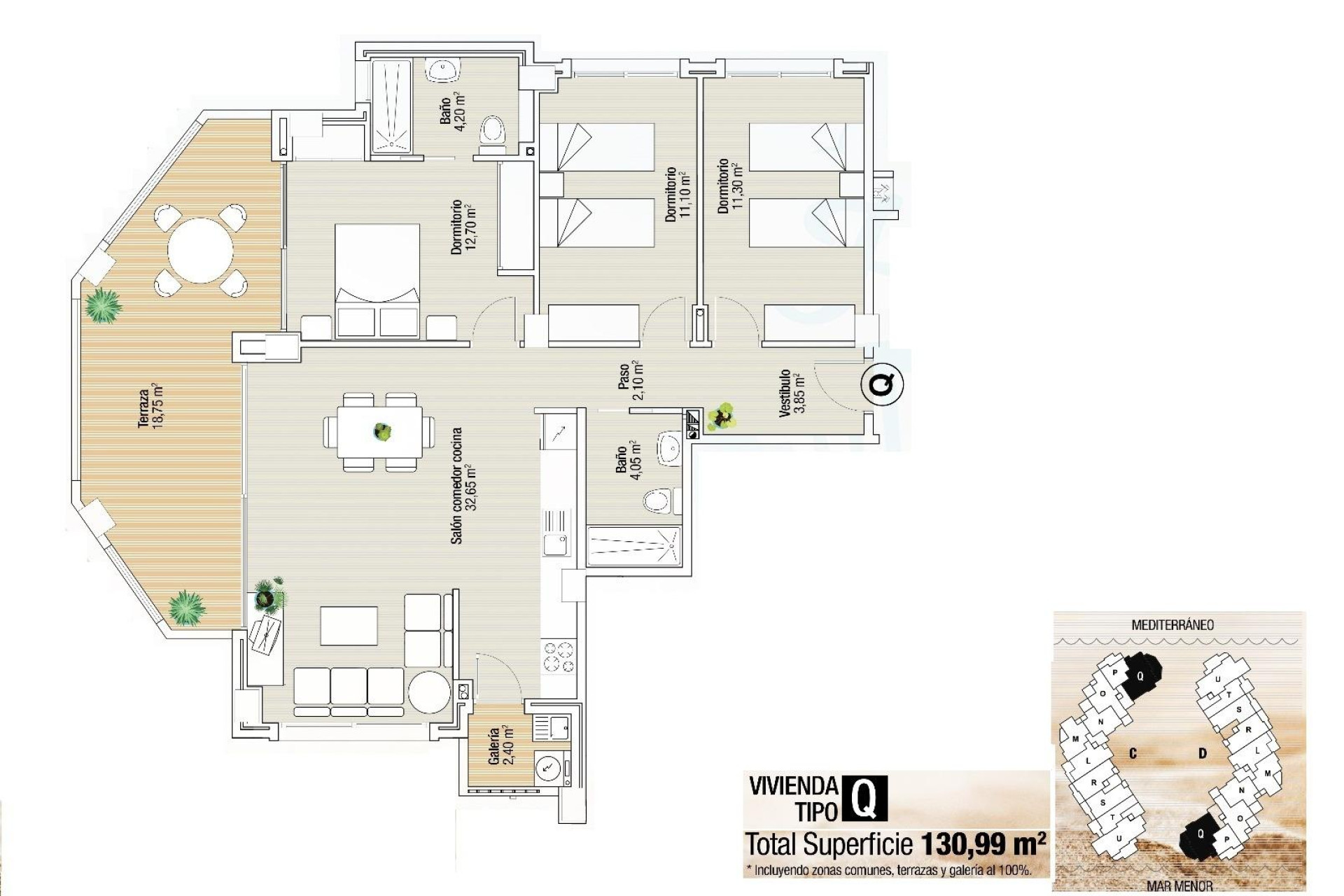 Nieuwbouw Woningen - Apartment - La Manga del Mar Menor - La Manga