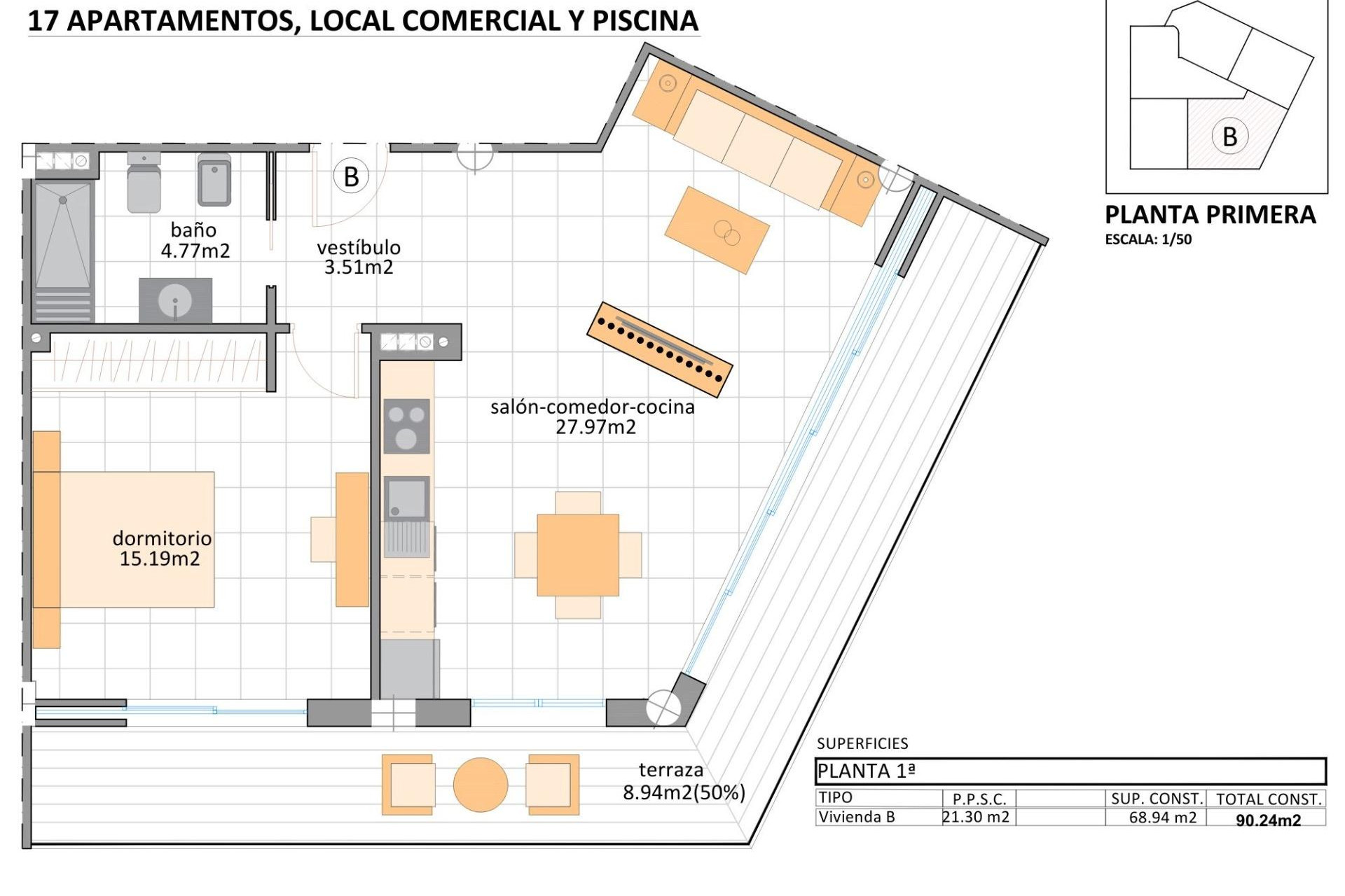 Nieuwbouw Woningen - Apartment - San Pedro del Pinatar - Lo Pagan