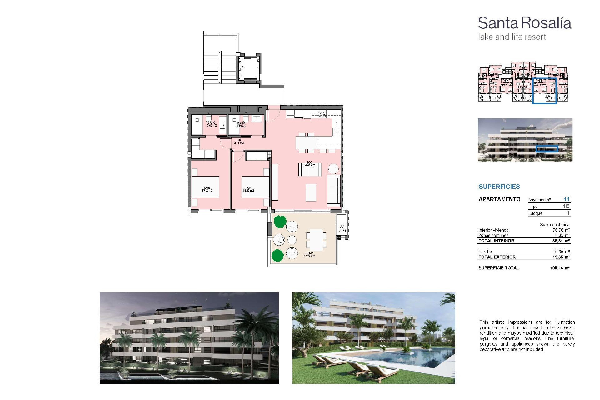 Nieuwbouw Woningen - Apartment - Torre Pacheco - Santa Rosalia Lake And Life Resort