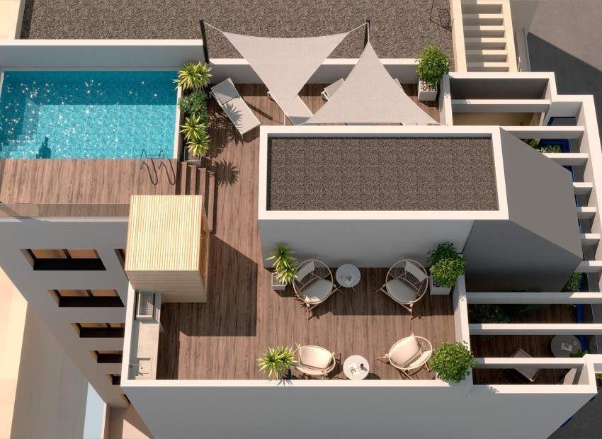 Nieuwbouw Woningen - Apartment - Torrevieja - Playa del Acequión