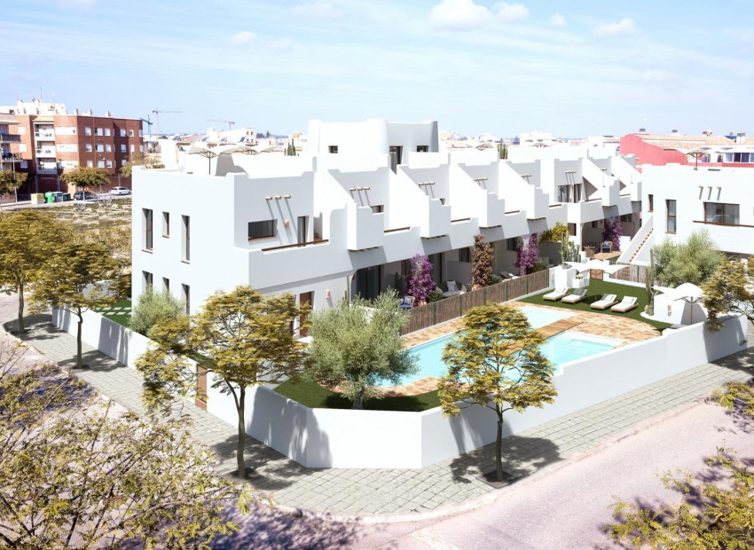 Nieuwbouw Woningen - Bungalow - Pilar de la Horadada - pueblo