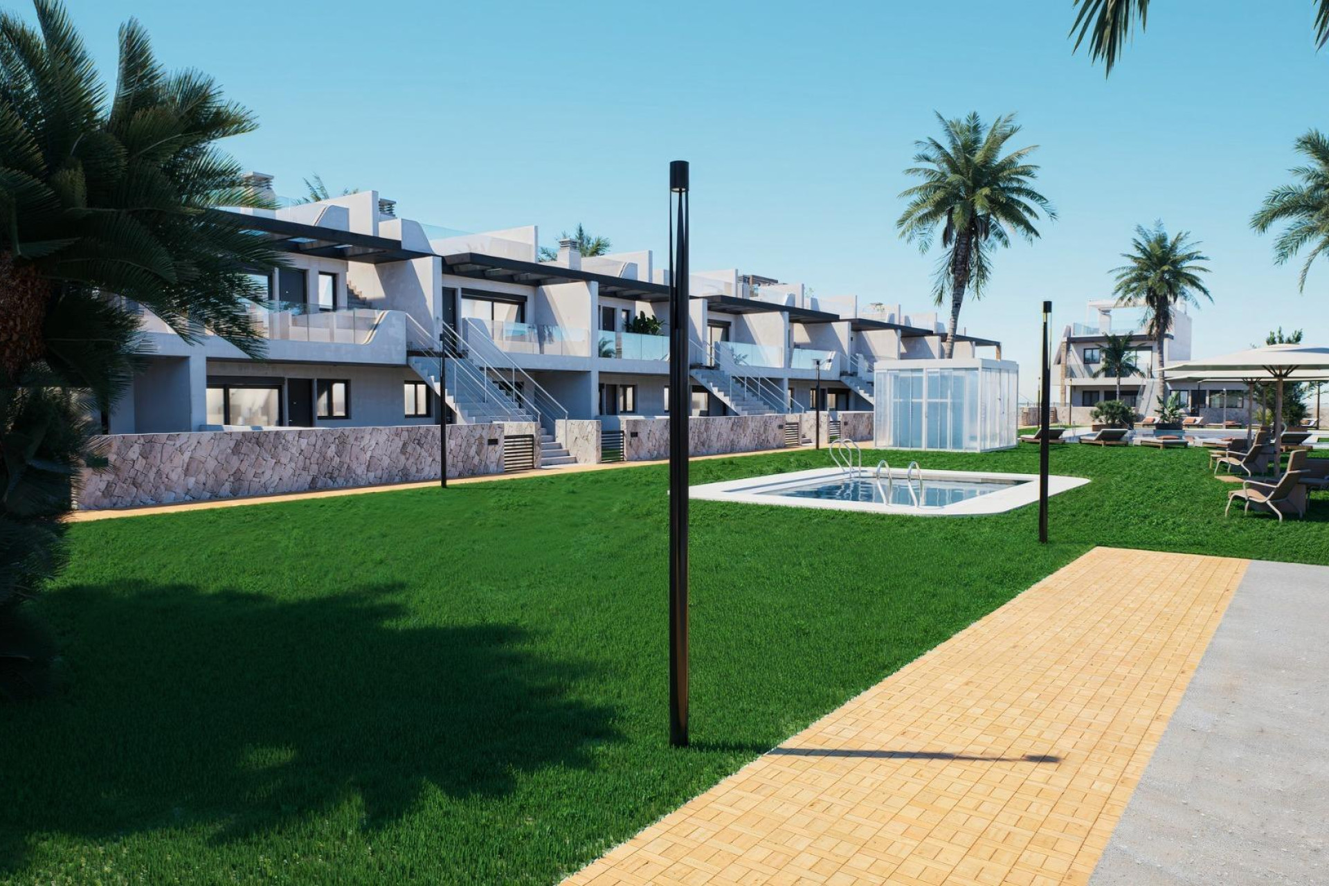 Nieuwbouw Woningen - Bungalow - Pilar de la Horadada - pueblo