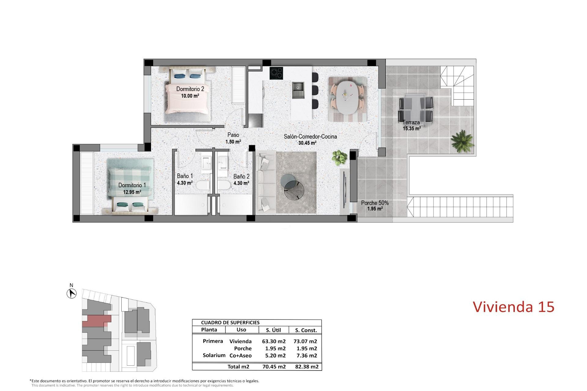 Nieuwbouw Woningen - Bungalow - Pilar de la Horadada - pueblo