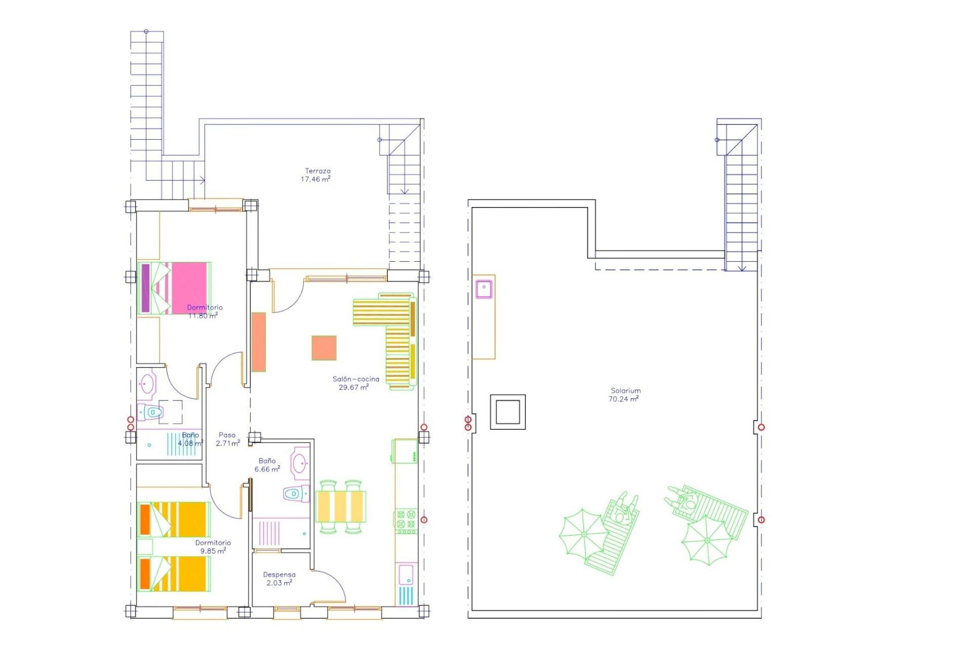 Nieuwbouw Woningen - Bungalow - San Javier - pueblo