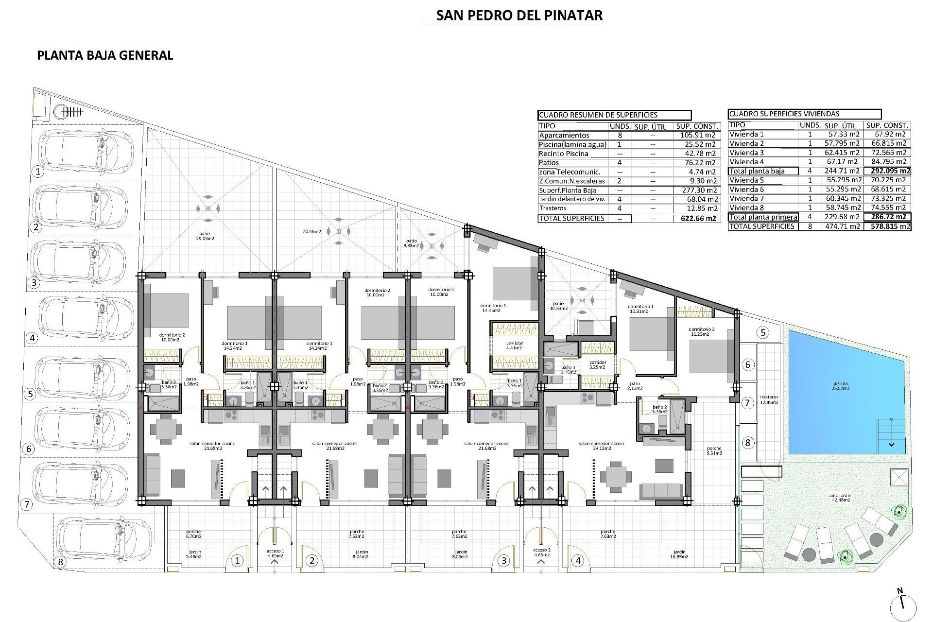 Nieuwbouw Woningen - Bungalow - San Pedro del Pinatar - Los Cuarteros