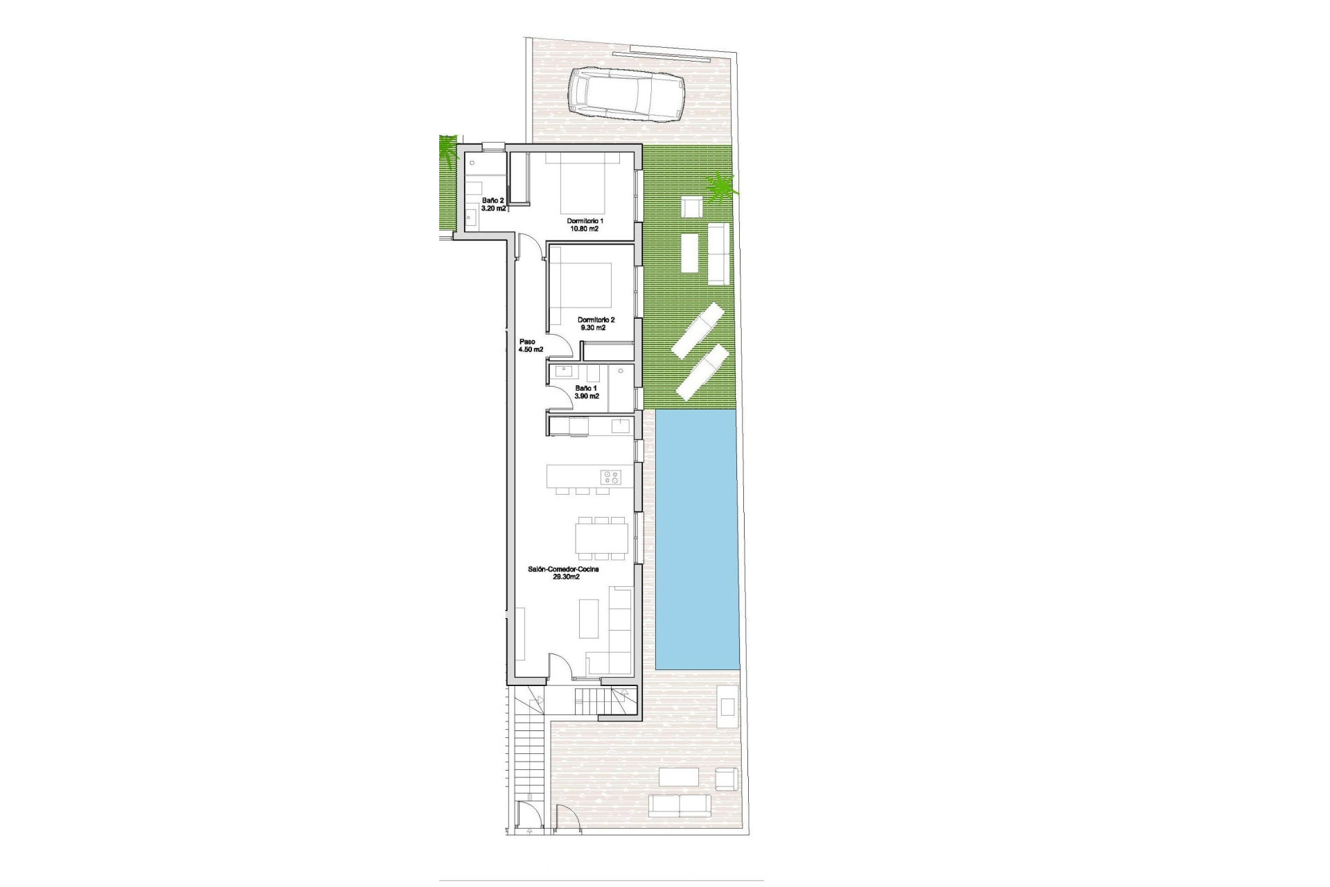 Nieuwbouw Woningen - Bungalow - Santiago de la Ribera - Santiago De La Ribera