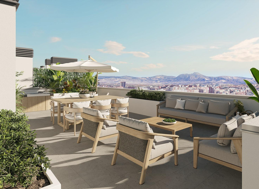 Nieuwbouw Woningen - Penthouse - Alicante - Pau Ii