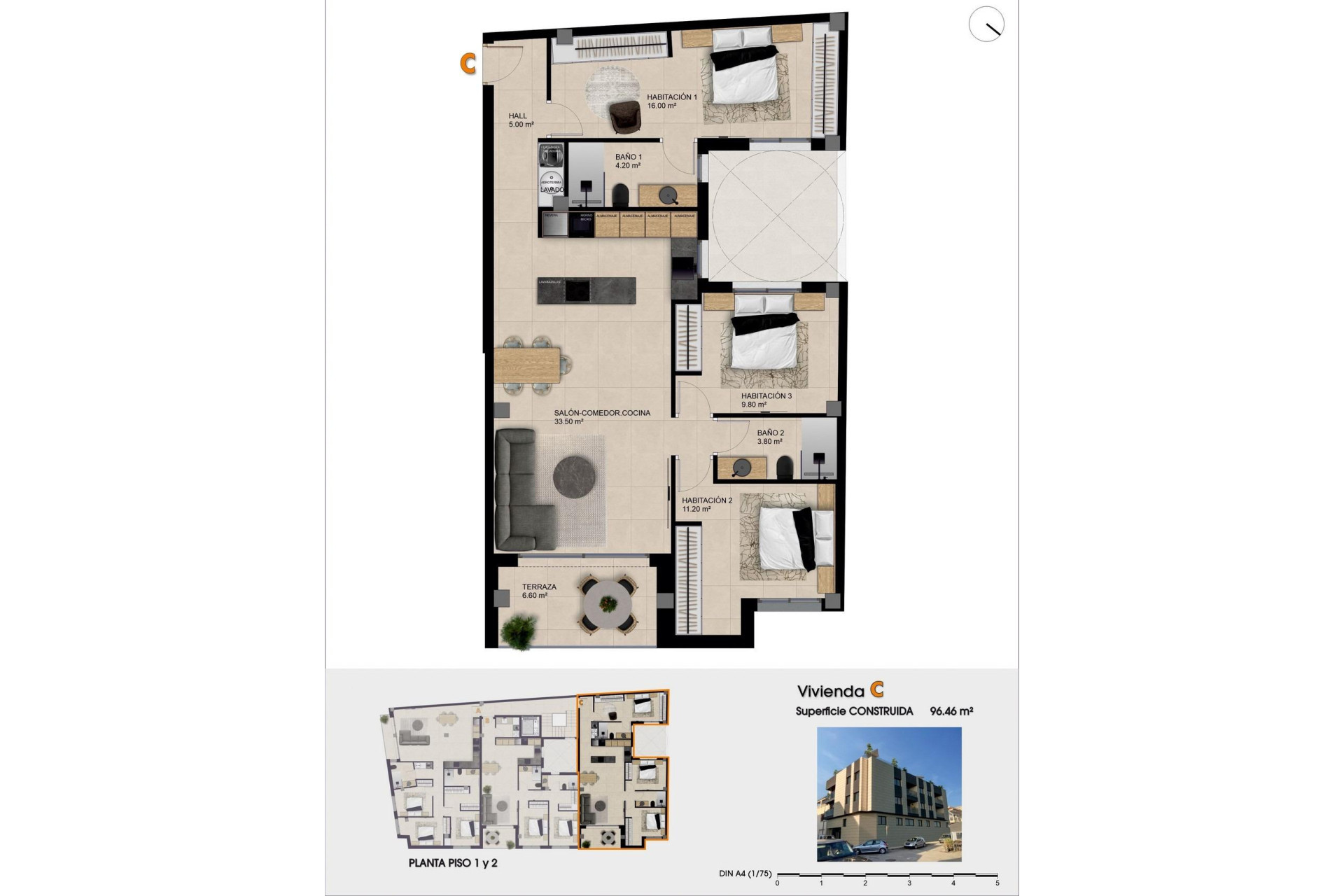 Nieuwbouw Woningen - Penthouse - Catral - pueblo