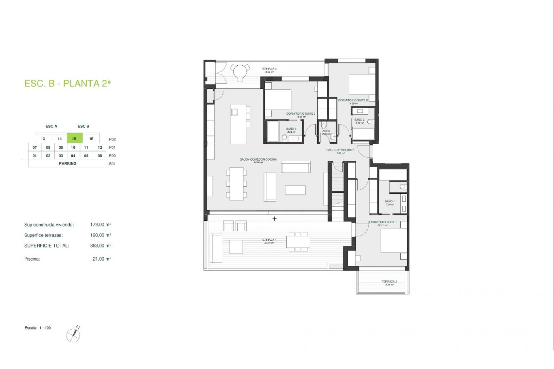 Nieuwbouw Woningen - Penthouse Penthouse - Orihuela - Las Colinas Golf