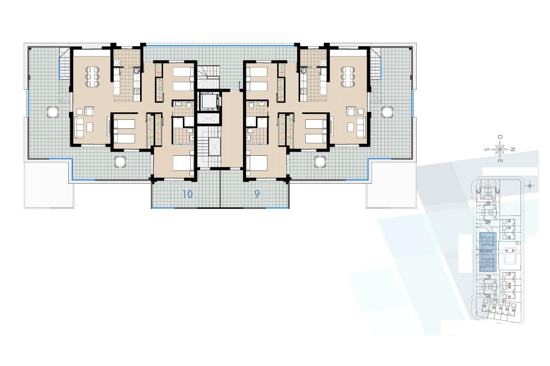 Nieuwbouw Woningen - Penthouse - Pilar de la Horadada - El Mojón