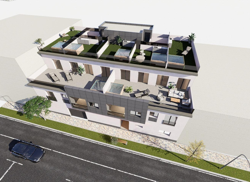 Nieuwbouw Woningen - Penthouse - Pilar de la Horadada - pueblo