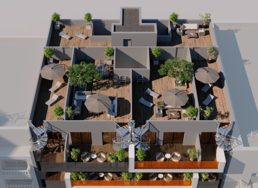 Nieuwbouw Woningen - Penthouse - Torrevieja - Centro