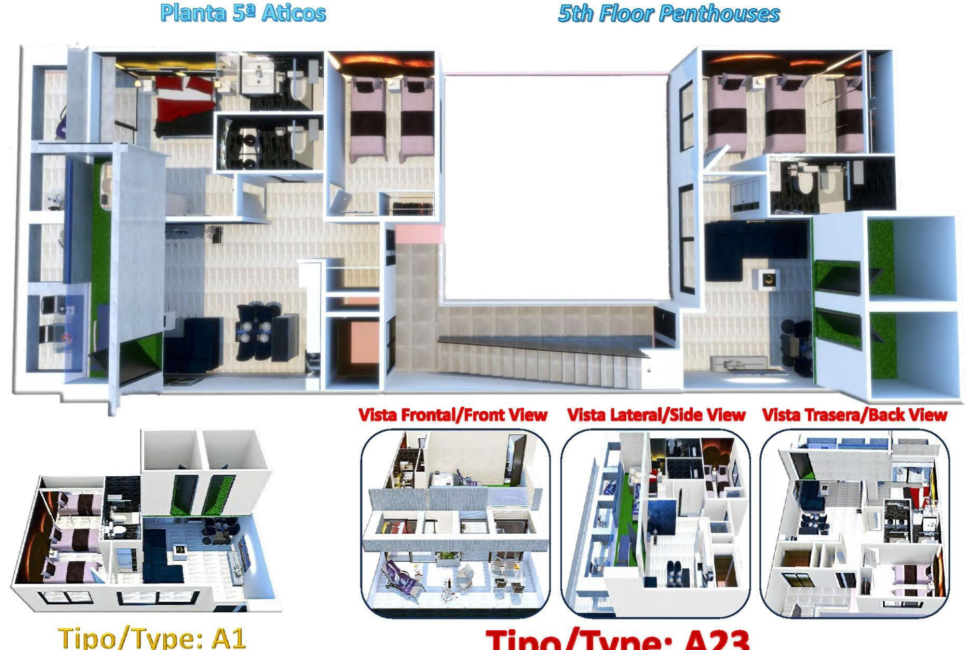 Nieuwbouw Woningen - Penthouse - Torrevieja - Centro