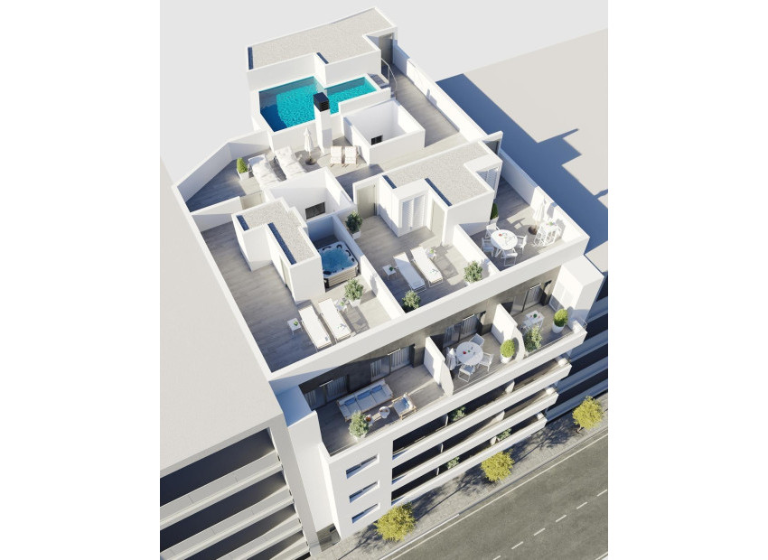Nieuwbouw Woningen - Penthouse - Torrevieja - Centro
