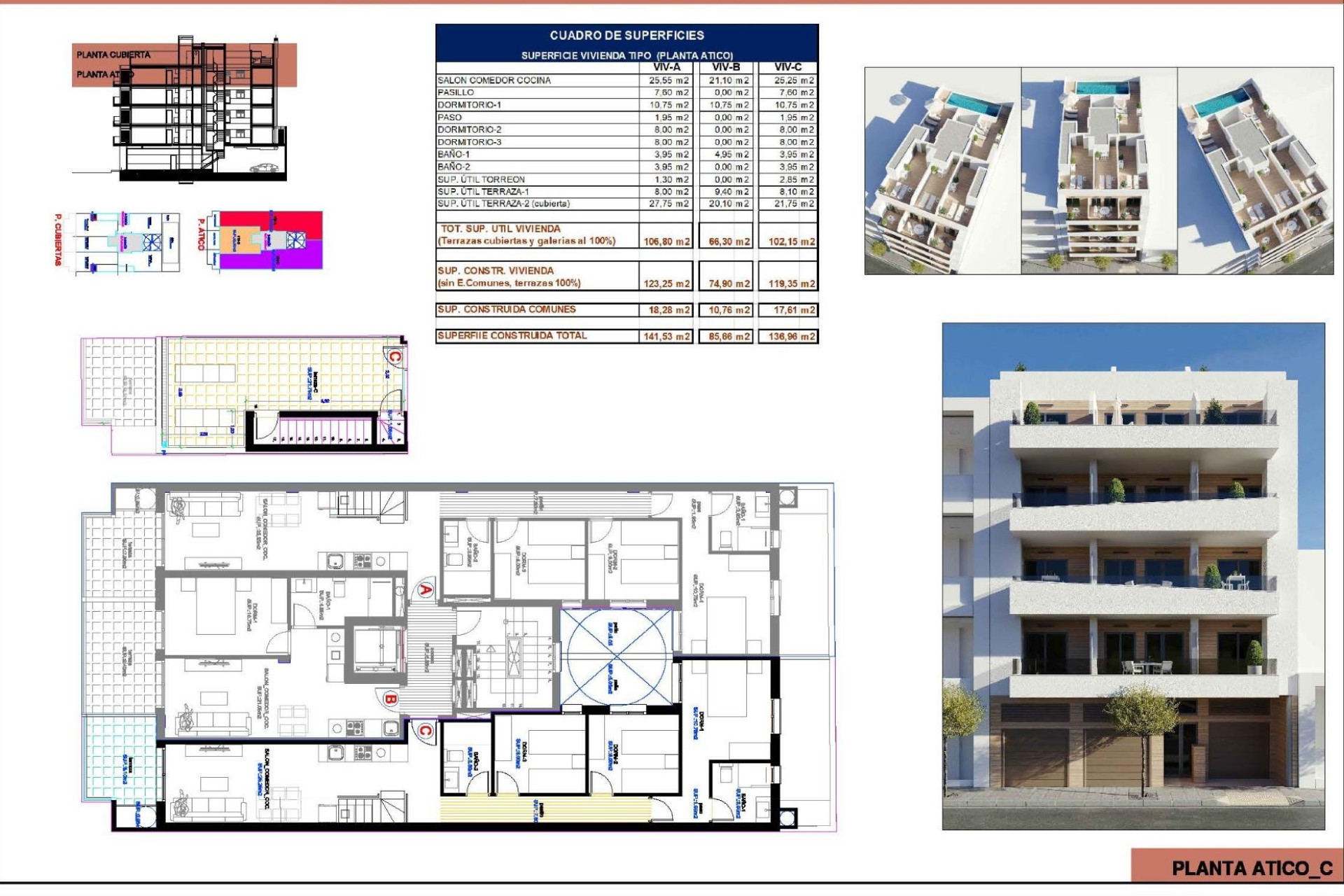 Nieuwbouw Woningen - Penthouse - Torrevieja - Centro