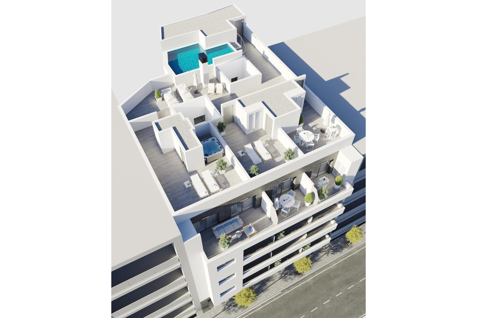 Nieuwbouw Woningen - Penthouse - Torrevieja - Centro