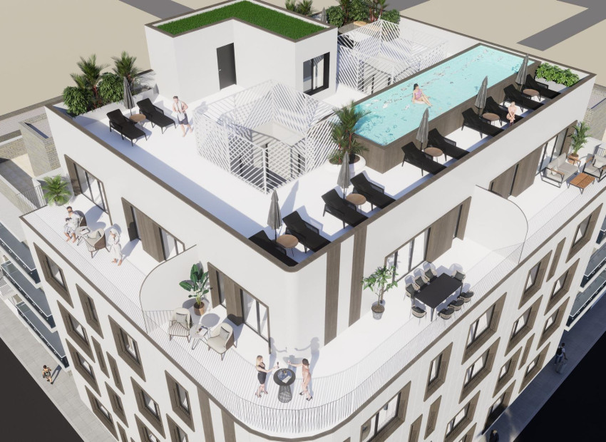 Nieuwbouw Woningen - Penthouse - Torrevieja - El acequión