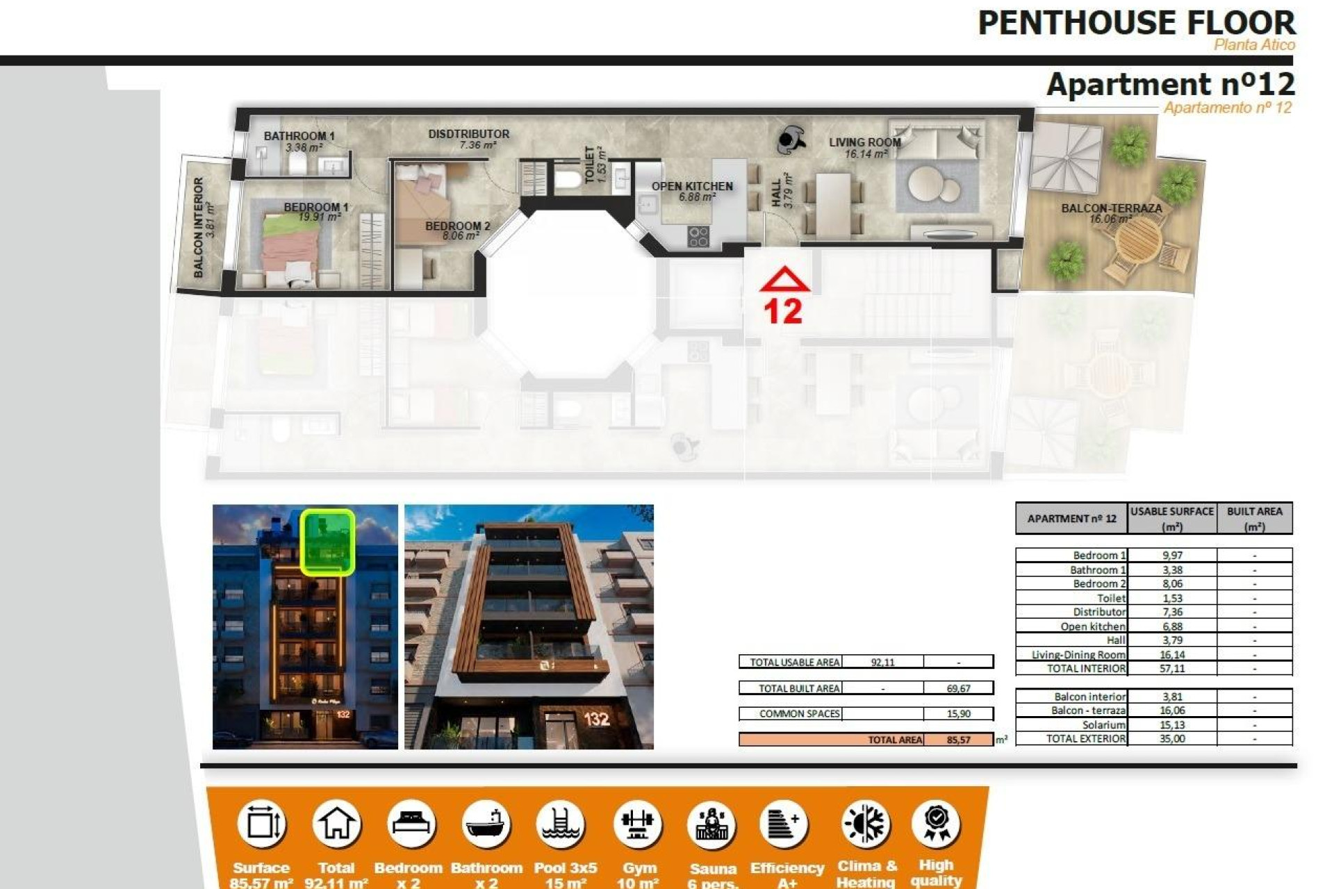 Nieuwbouw Woningen - Penthouse - Torrevieja - Playa de El Cura