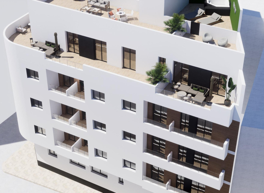 Nieuwbouw Woningen - Penthouse - Torrevieja - pueblo