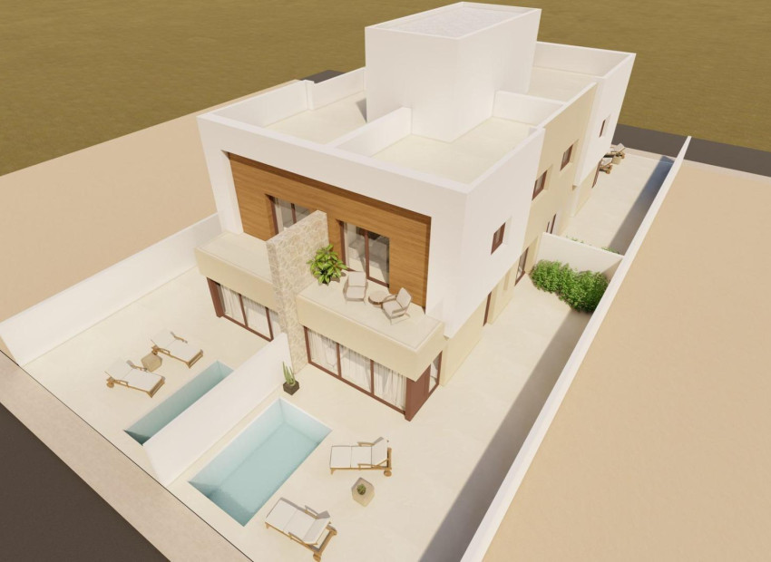 Nieuwbouw Woningen - Quad House - San Javier - pueblo