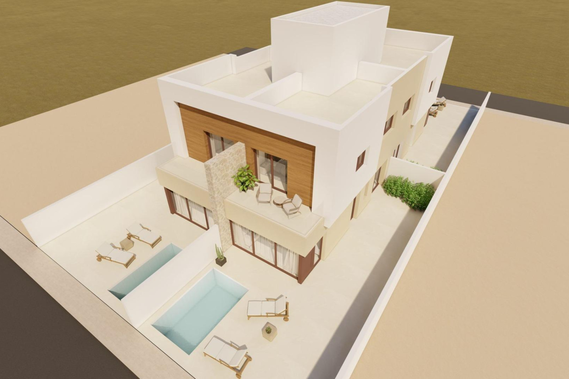 Nieuwbouw Woningen - Quad House - San Javier - pueblo