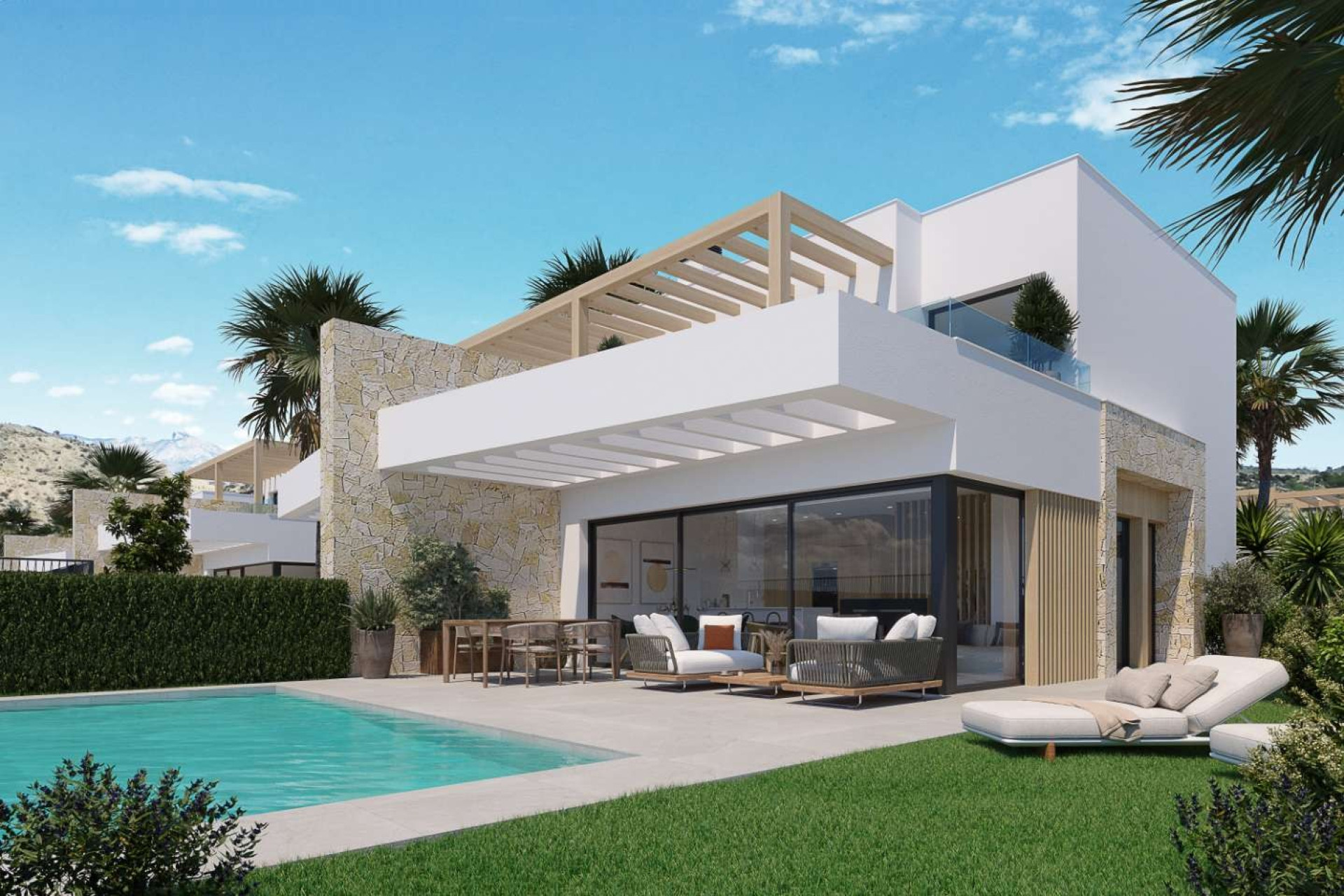 Nieuwbouw Woningen - Semi-Detached Villa - Monforte del Cid - Font del Llop