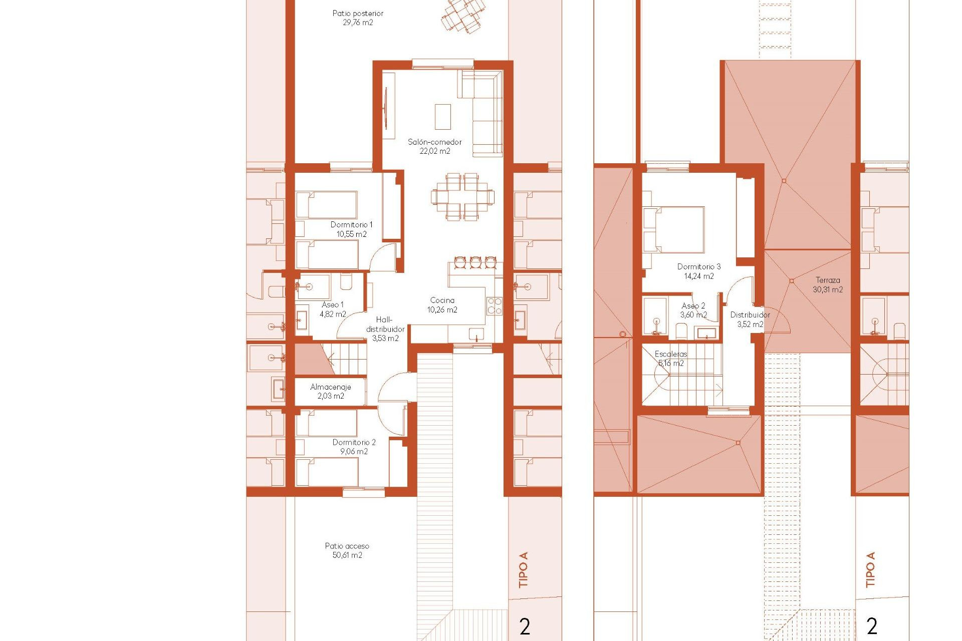 Nieuwbouw Woningen - Town House - BAOS Y MENDIGO - Altaona Golf And Country Village