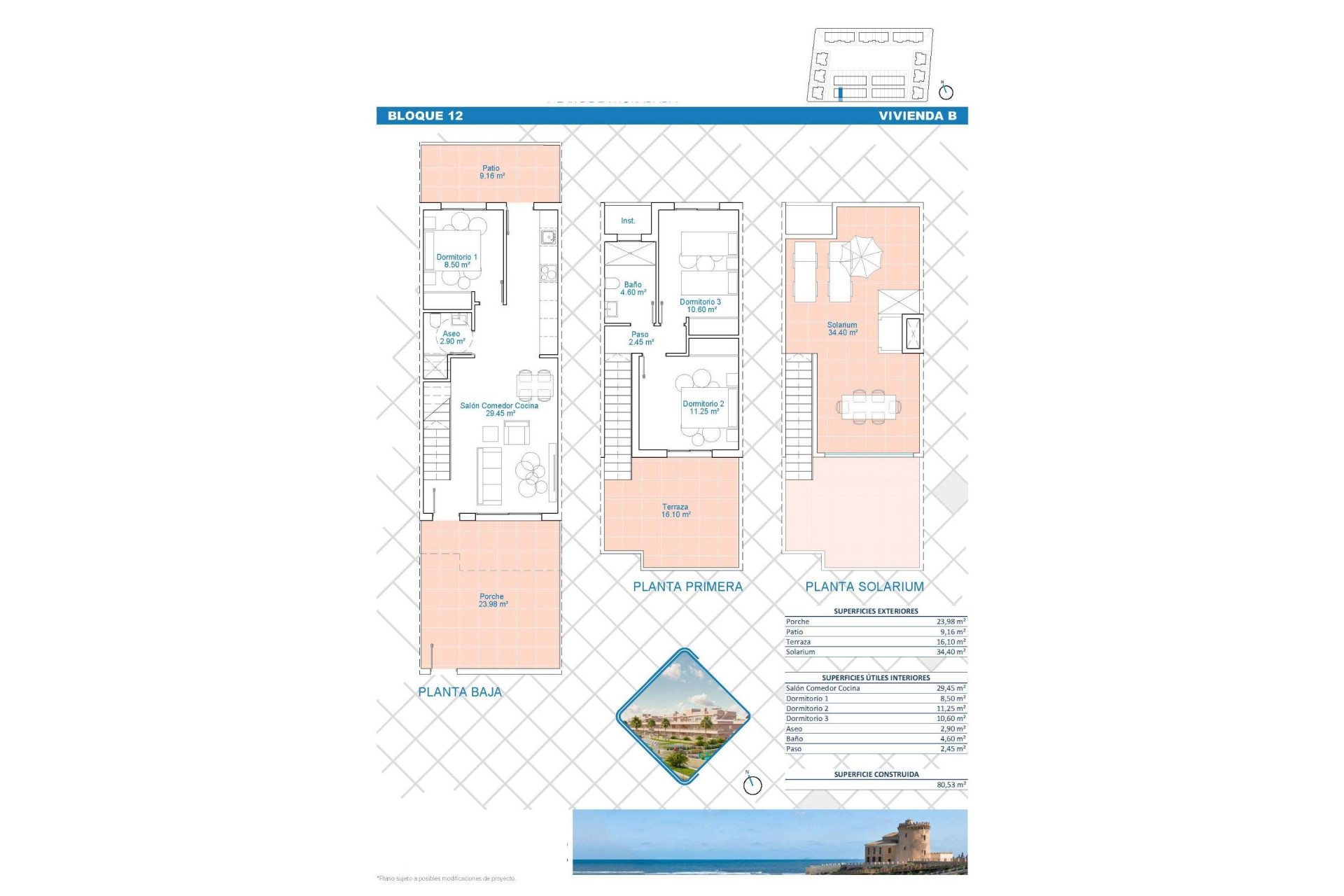 Nieuwbouw Woningen - Town House - Pilar de la Horadada - Lo Monte