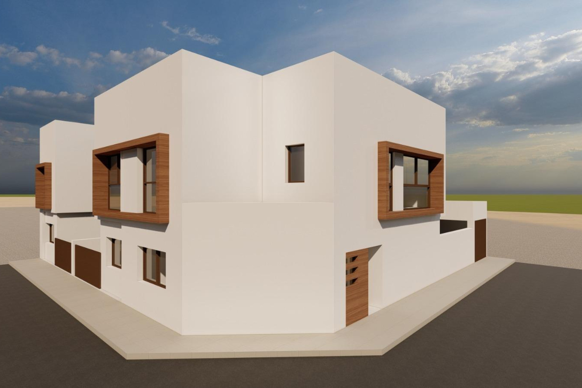 Nieuwbouw Woningen - Town House - San Javier - pueblo