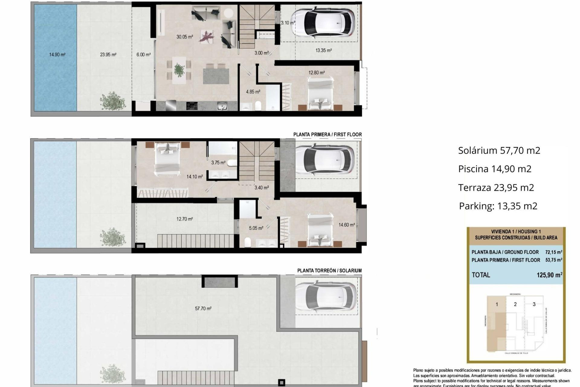 Nieuwbouw Woningen - Town House - San Javier - pueblo