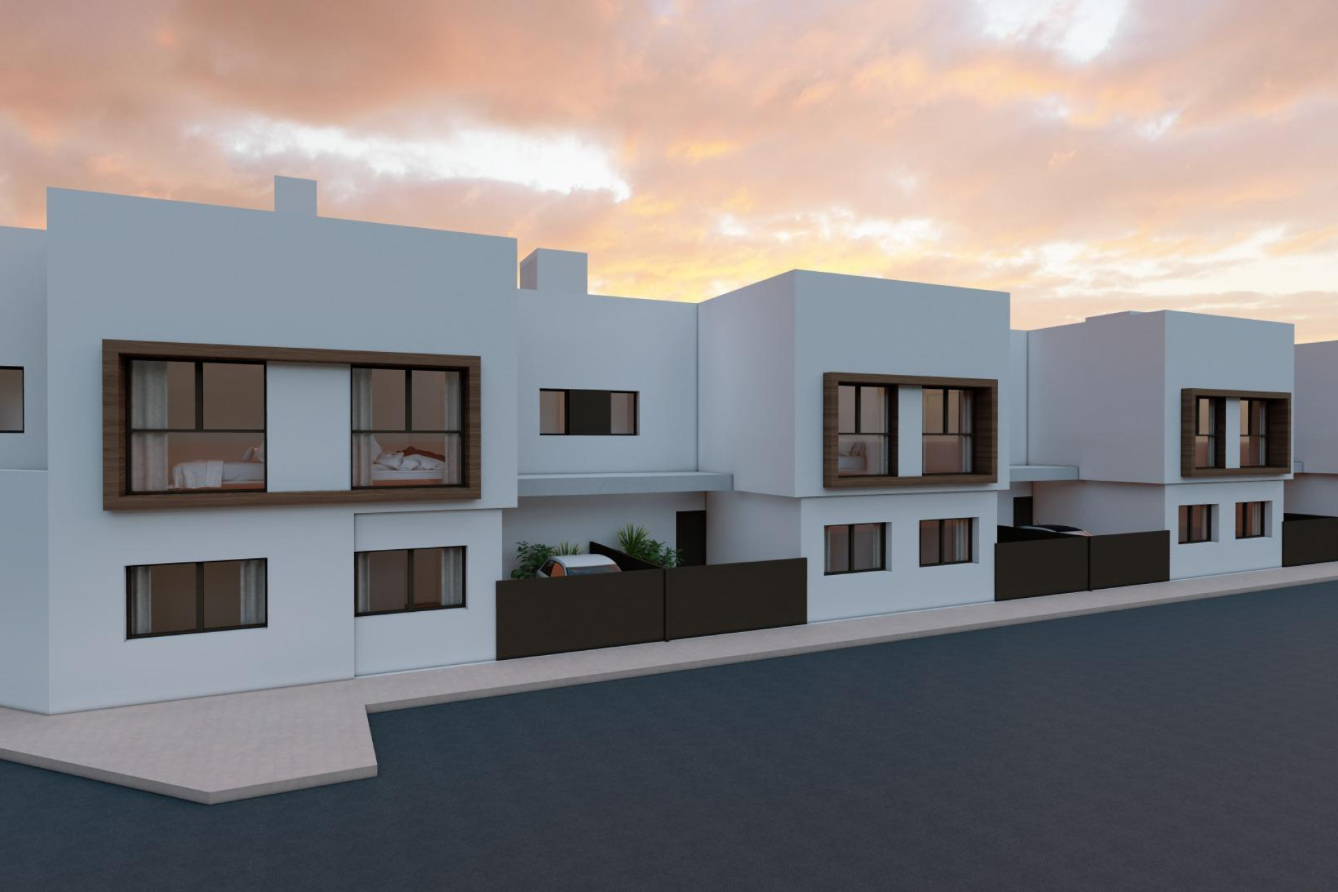 Nieuwbouw Woningen - Town House - San Javier - pueblo