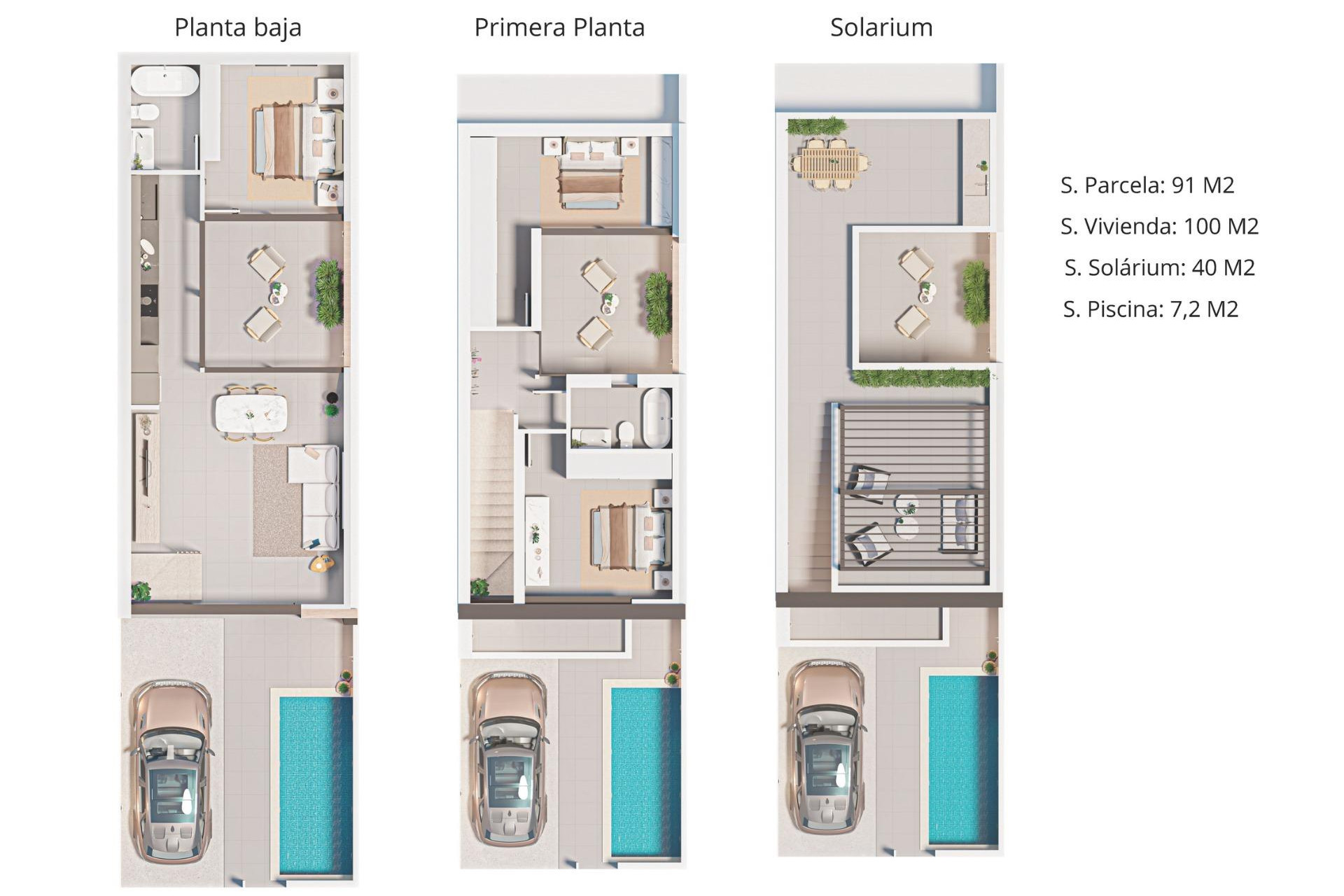 Nieuwbouw Woningen - Town House - San Pedro del Pinatar - Pueblo