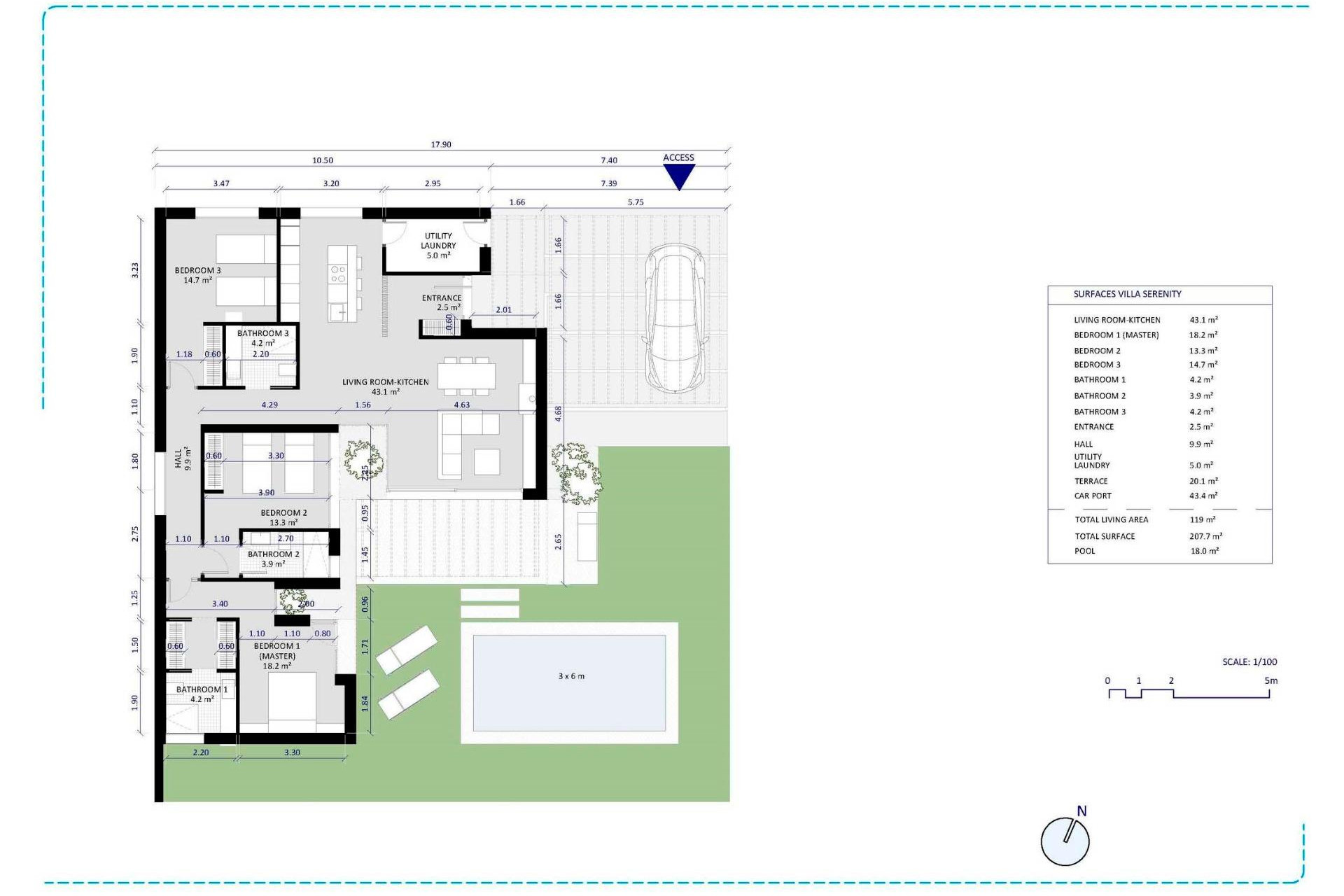 Nieuwbouw Woningen - Villa - Banos y Mendigo - Altaona Golf
