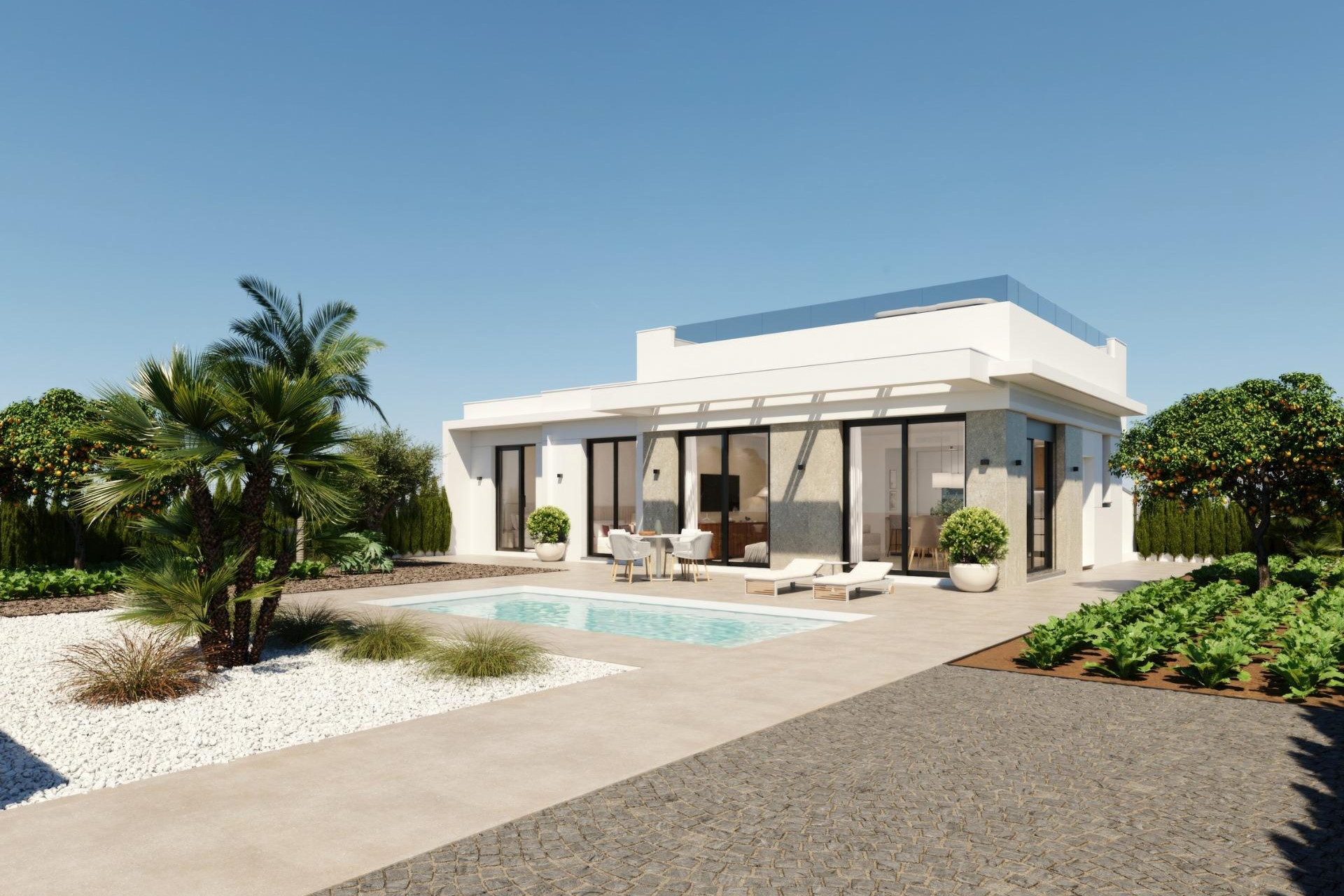 Nieuwbouw Woningen - Villa - Fuente Álamo - Hacienda Del Álamo Golf